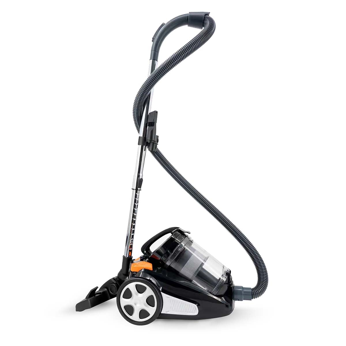 Staubsauger ohne Beutel | Beutellos | 700 W | Staubkapazität: 3.0 l | Kombi-Bürste | Aktionsradius: 8.50 m | HEPA Luftfilter | Anthrazit / Orange / Schwarz