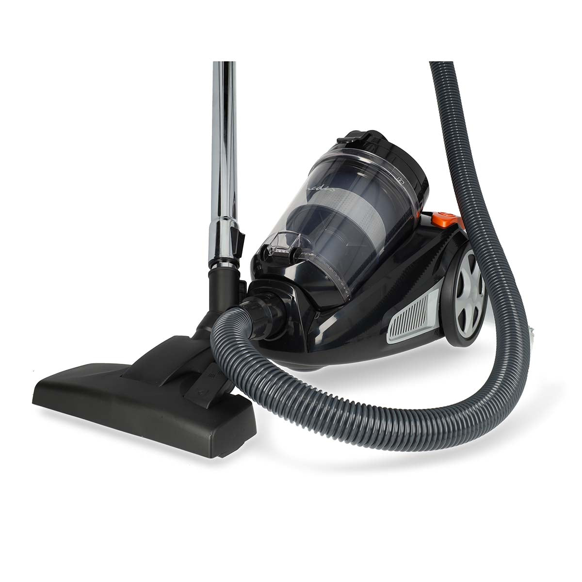 Staubsauger ohne Beutel | Beutellos | 700 W | Staubkapazität: 3.0 l | Kombi-Bürste | Aktionsradius: 8.50 m | HEPA Luftfilter | Anthrazit / Orange / Schwarz