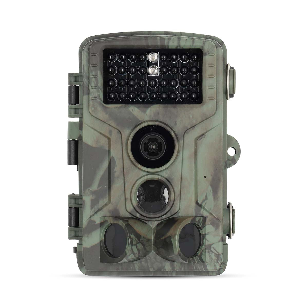 Wildlife Kamera | 4K@10fps | 50 MPixel | 5 MPixel CMOS | IP65 | Schwarz No-Glow IR | Nachtsicht | Blickwinkel: 60 ° | Bewegungssensor | Erfassungswinkel: 130 ° | Erfassungsbereich: 20 m | Monitorgröße: 2.4 " | LCD Screen | Braun / Grün