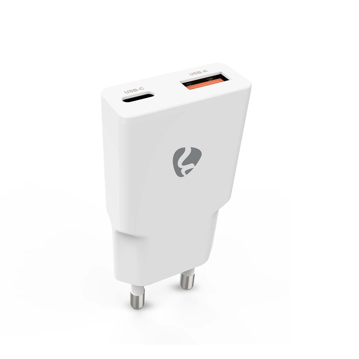 Netzladegerät | 30 W | GaN | PD3.0 30W | Schnellladefunktion | 1.5 / 2.0 / 2.5 / 3.0 A | Anzahl der Ausgänge: 2 | USB-A / USB-C™ | USB-C™ (Lose) Kabel | 1.50 m | Automatische Spannungswahl | Weiss