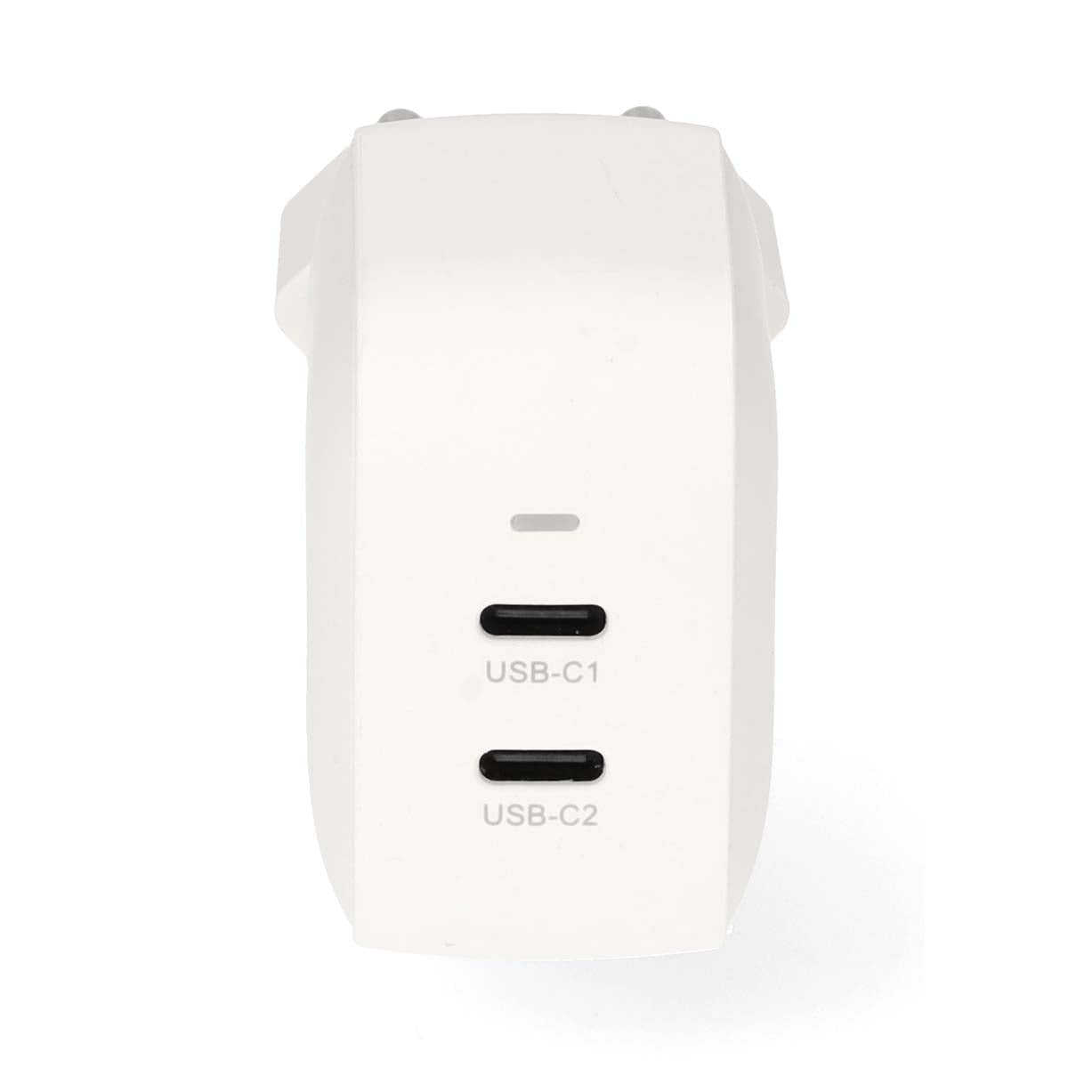 Netzladegerät | 35 W | GaN | PD3.0 | Schnellladefunktion | 1.75 / 2.33 / 2.92 / 3.0 A | Anzahl der Ausgänge: 2 | 2x USB-C™ | Automatische Spannungswahl | Weiss