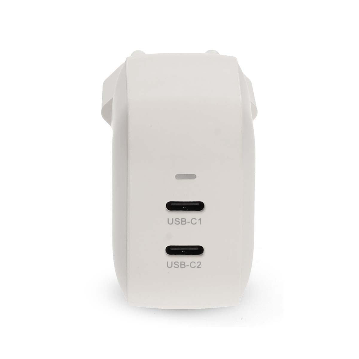 Netzladegerät | 45 W | GaN | PD3.0 | Schnellladefunktion | 2.25 A / 3.0 A | Anzahl der Ausgänge: 2 | 2x USB-C™ | Automatische Spannungswahl | Weiss
