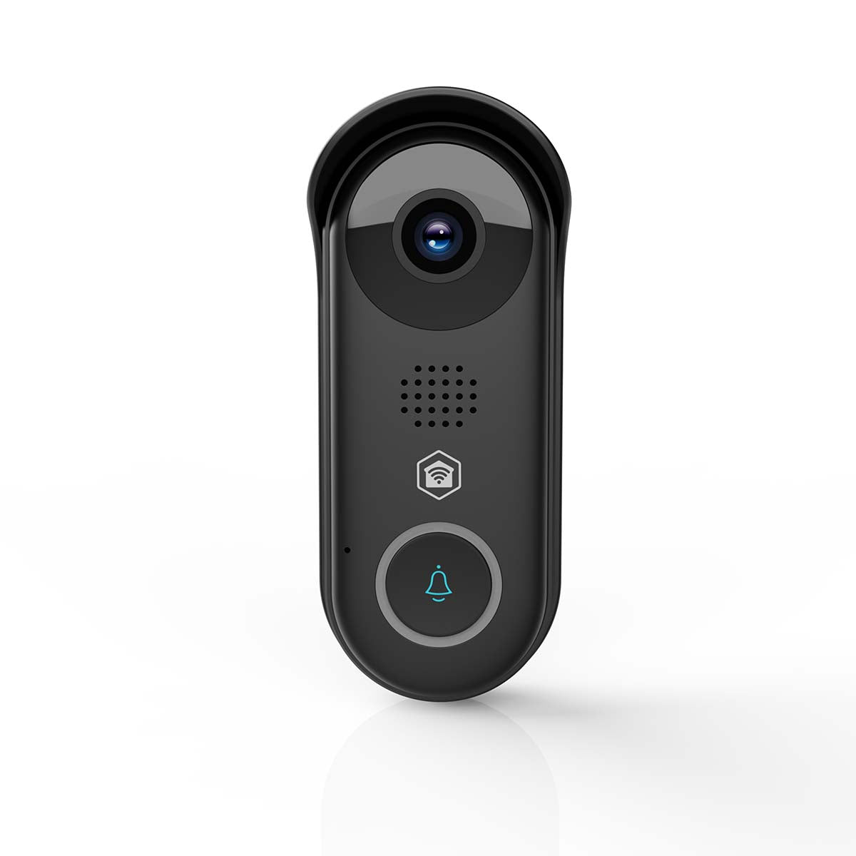 SmartLife Video-Türsprechanlage | Wi-Fi | Trafo | Full HD 1080p | Cloud Storage (optional) / microSD (not enthalten) / Onvif | IP54 | mit Bewegungssensor | Nachtsicht | Schwarz