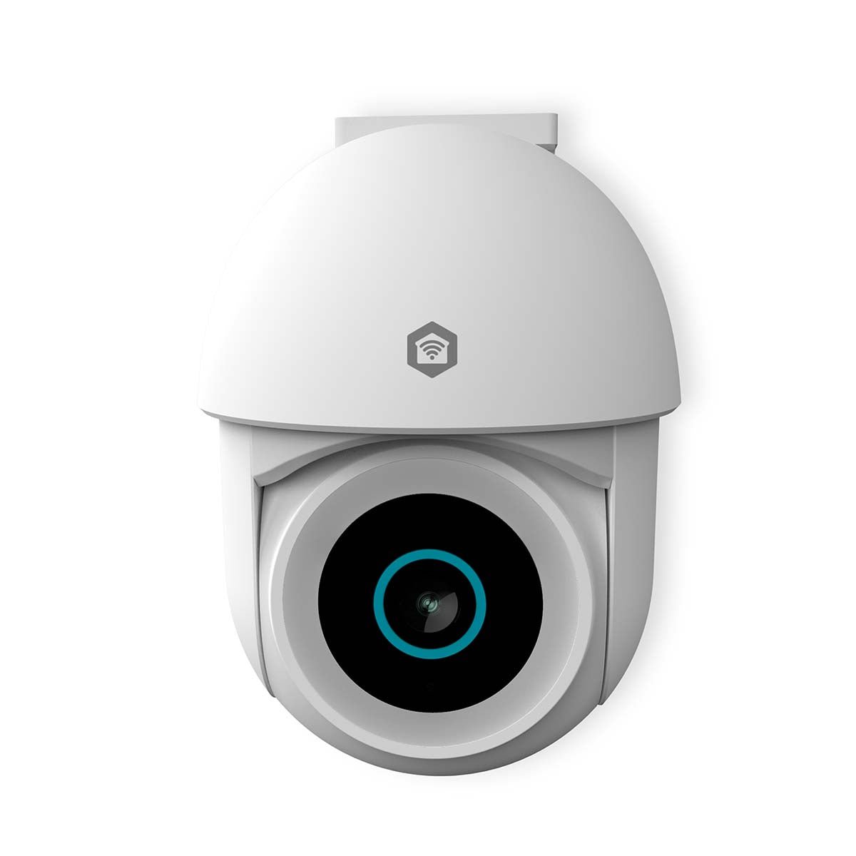 SmartLife Außenkamera | Wi-Fi | Spotlight | 3MP Full HD 1296p | Pan tilt | IP65 | Cloud Storage (optional) / microSD (not enthalten) / Onvif | 5 V DC | mit Bewegungssensor | Nachtsicht | Weiss