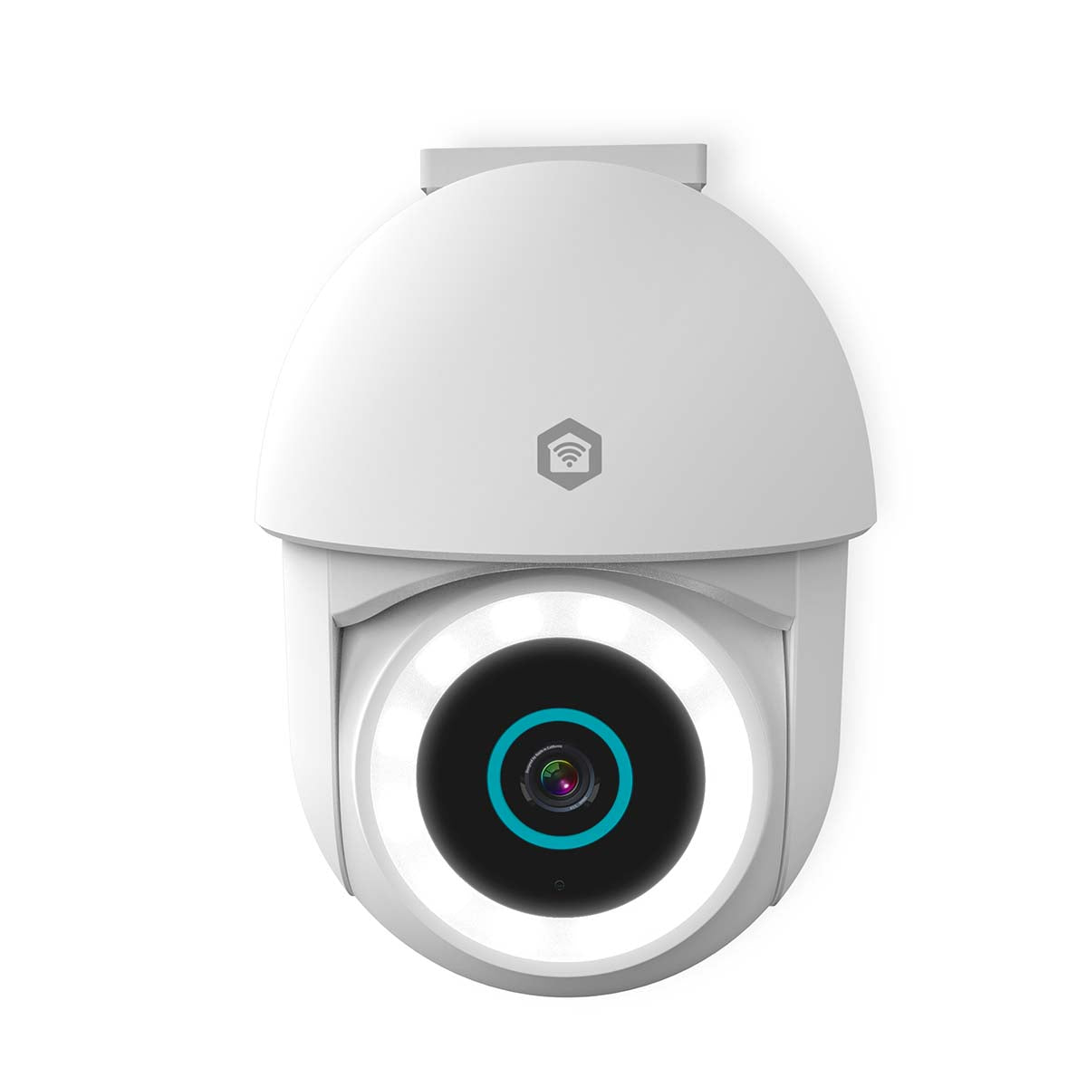 SmartLife Außenkamera | Wi-Fi | Spotlight | 3MP Full HD 1296p | Pan tilt | IP65 | Cloud Storage (optional) / microSD (not enthalten) / Onvif | 5 V DC | mit Bewegungssensor | Nachtsicht | Weiss