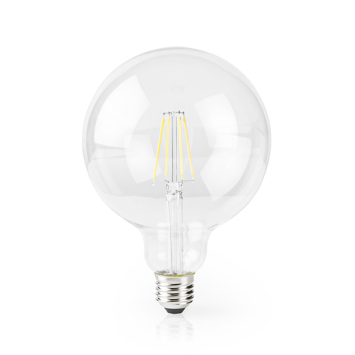 SmartLife LED Filament Lampe | Wi-Fi | E27 | 500 lm | 5 W | Warmweiss | 2700 K | Glas | Android™ / IOS | G125 | 1 Stück