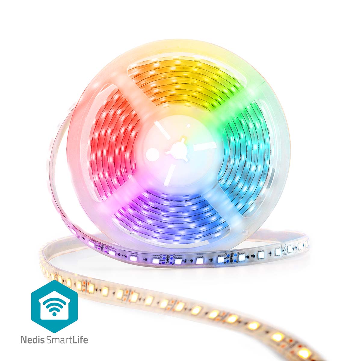 SmartLife LED-Streifen | Wi-Fi | Kaltweiss / RGB / Warmweiss | SMD | 5.00 m | IP21 | 2700 - 6500 K | 960 lm | Android™ / IOS