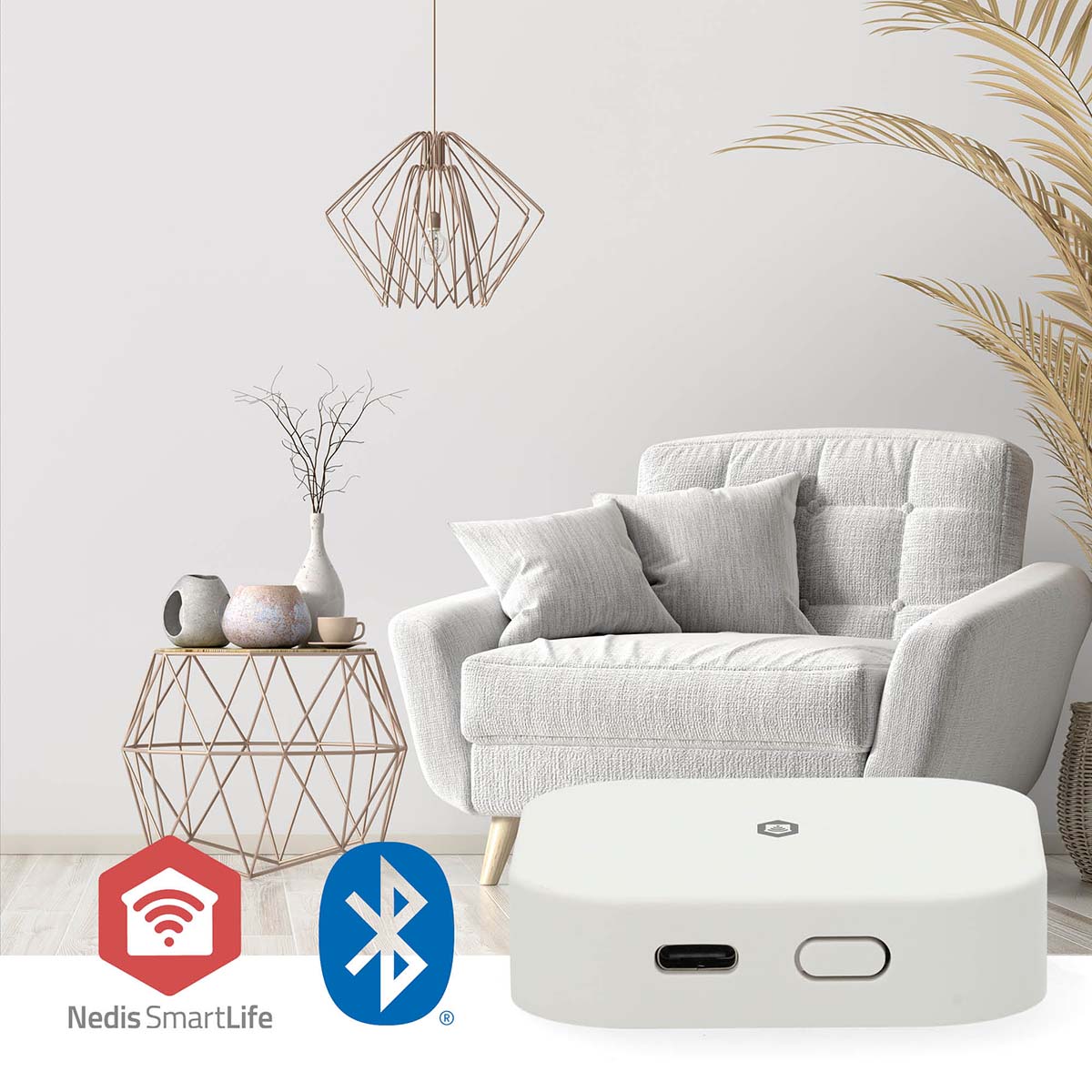 SmartLife Gateway | Bluetooth® / Zigbee 3.0 | 50 Geräte | Stromversorgung über USB | Android™ / IOS | Weiss