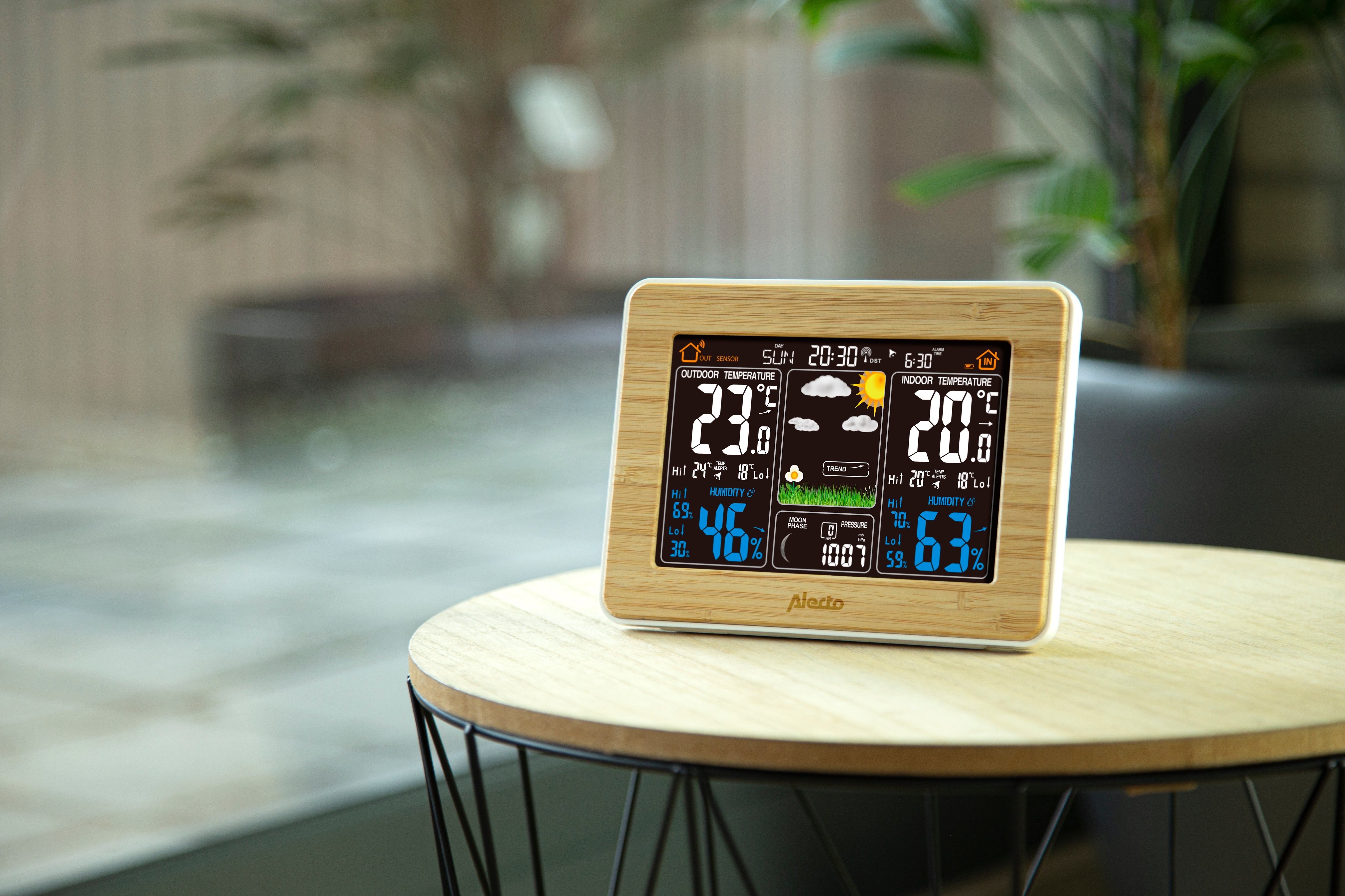 Weather station with wireless sensor Bamboo