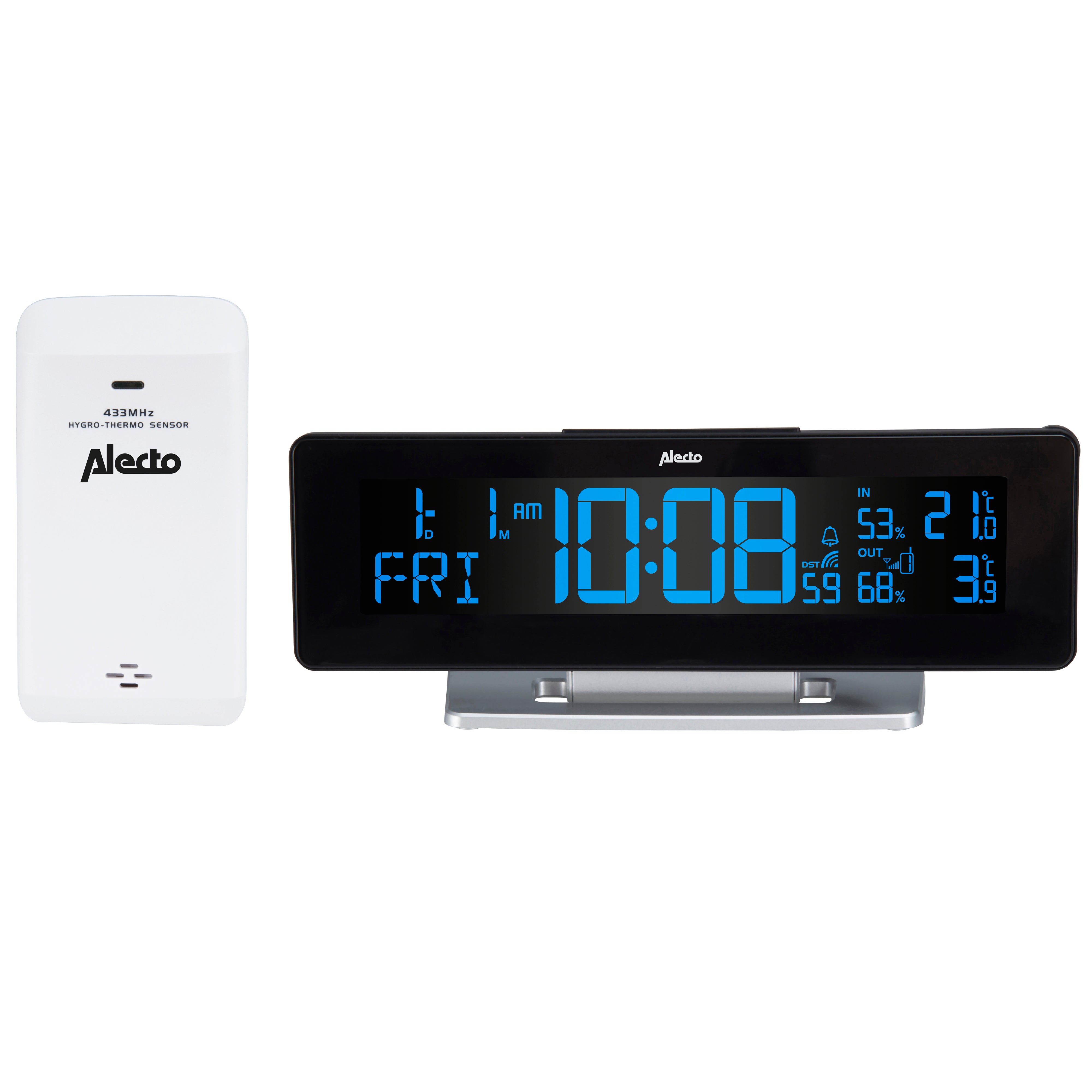 Digitaler Wecker mit Wetterstation