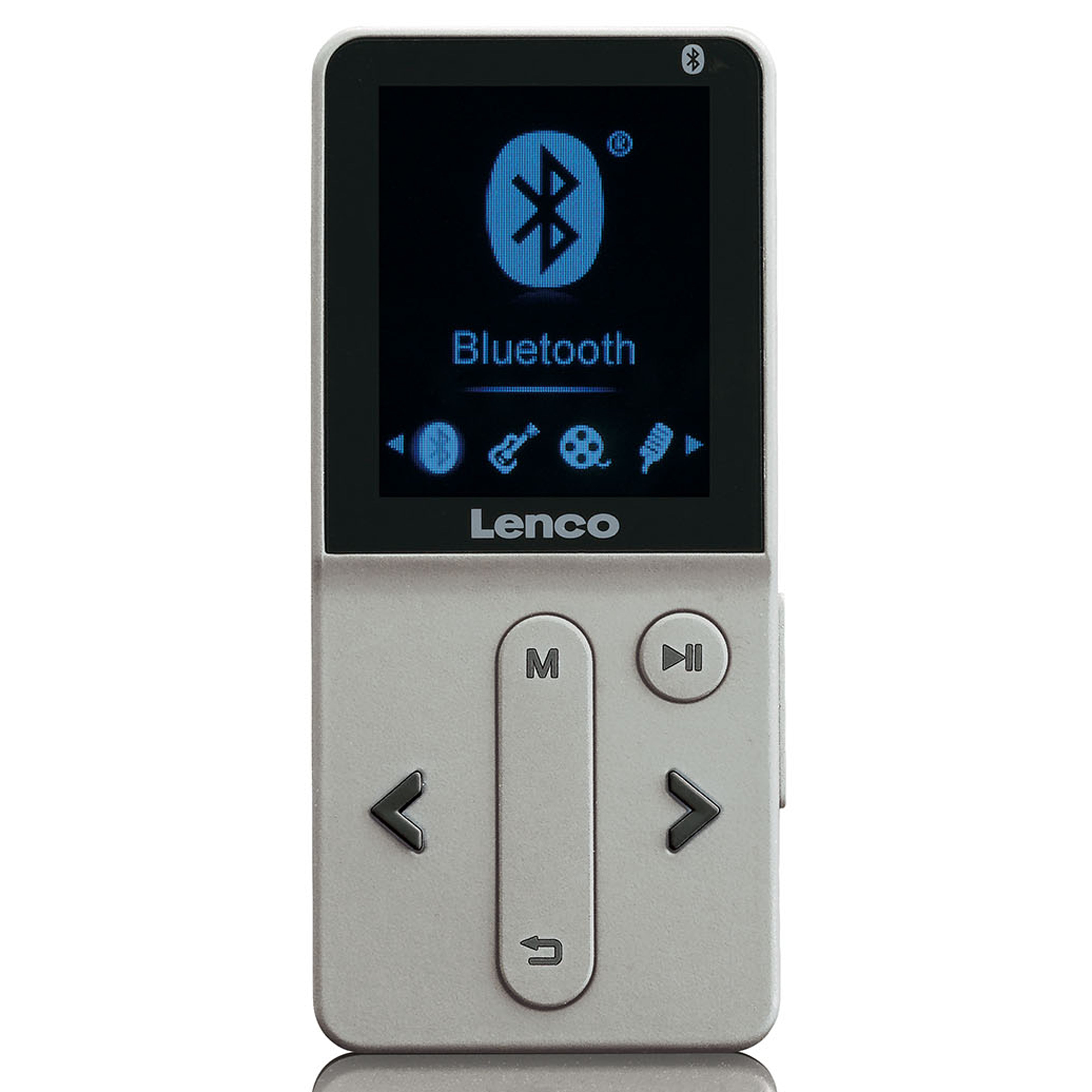 MP4-Player bluetooth® mit 8 GB Silber