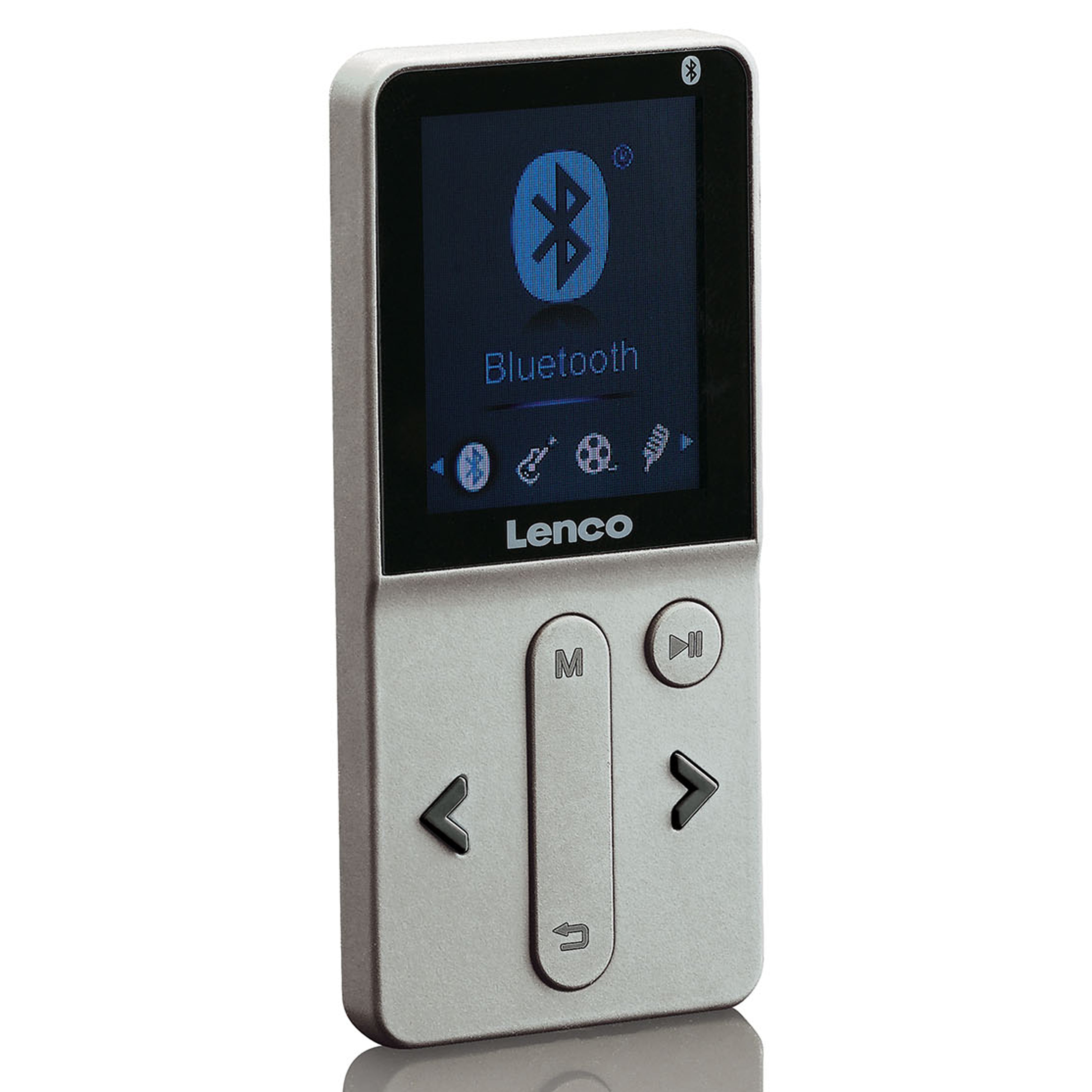 MP4-Player bluetooth® mit 8 GB Silber