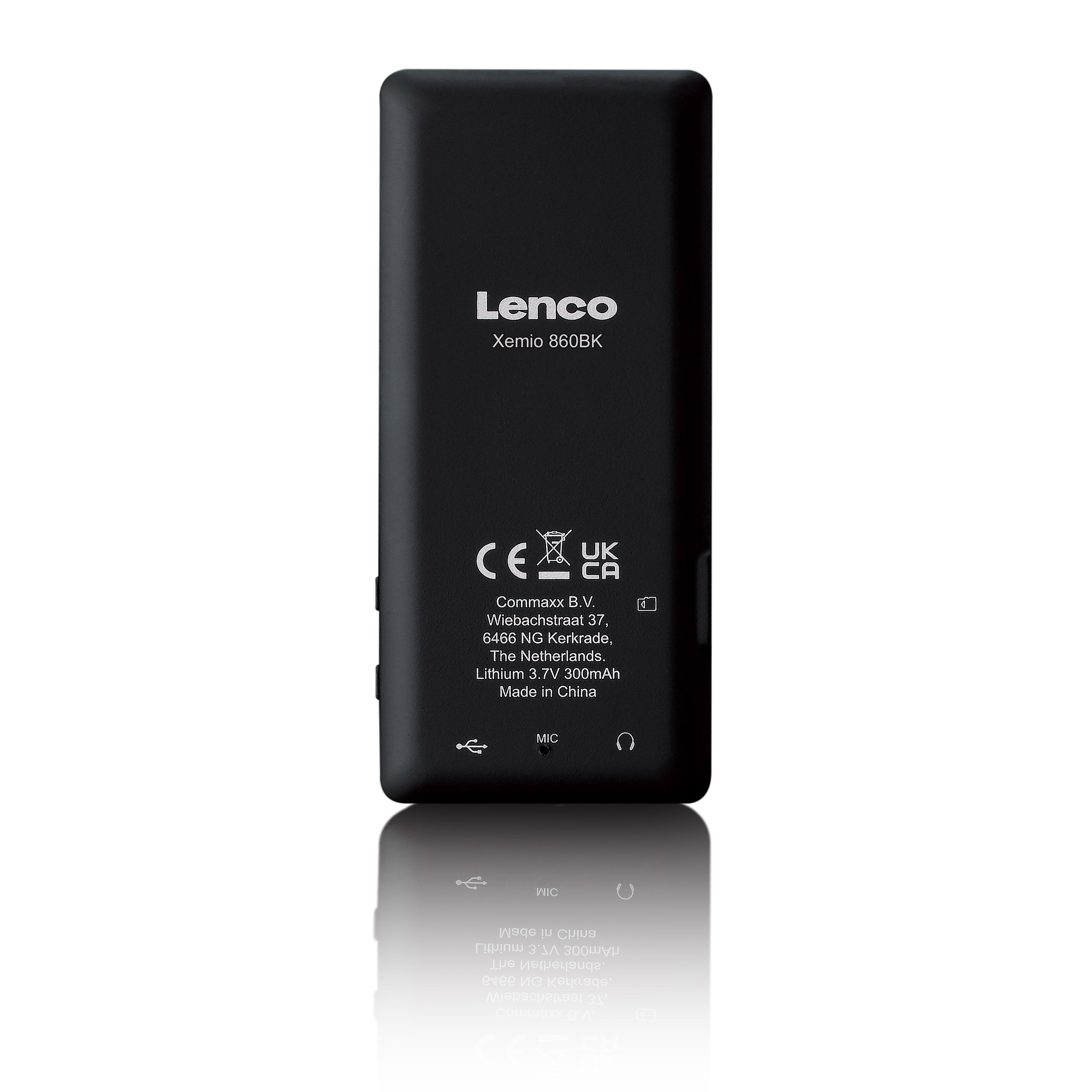 MP3/MP4-Player mit Bluetooth® und 8 GB internem Speicher Schwarz