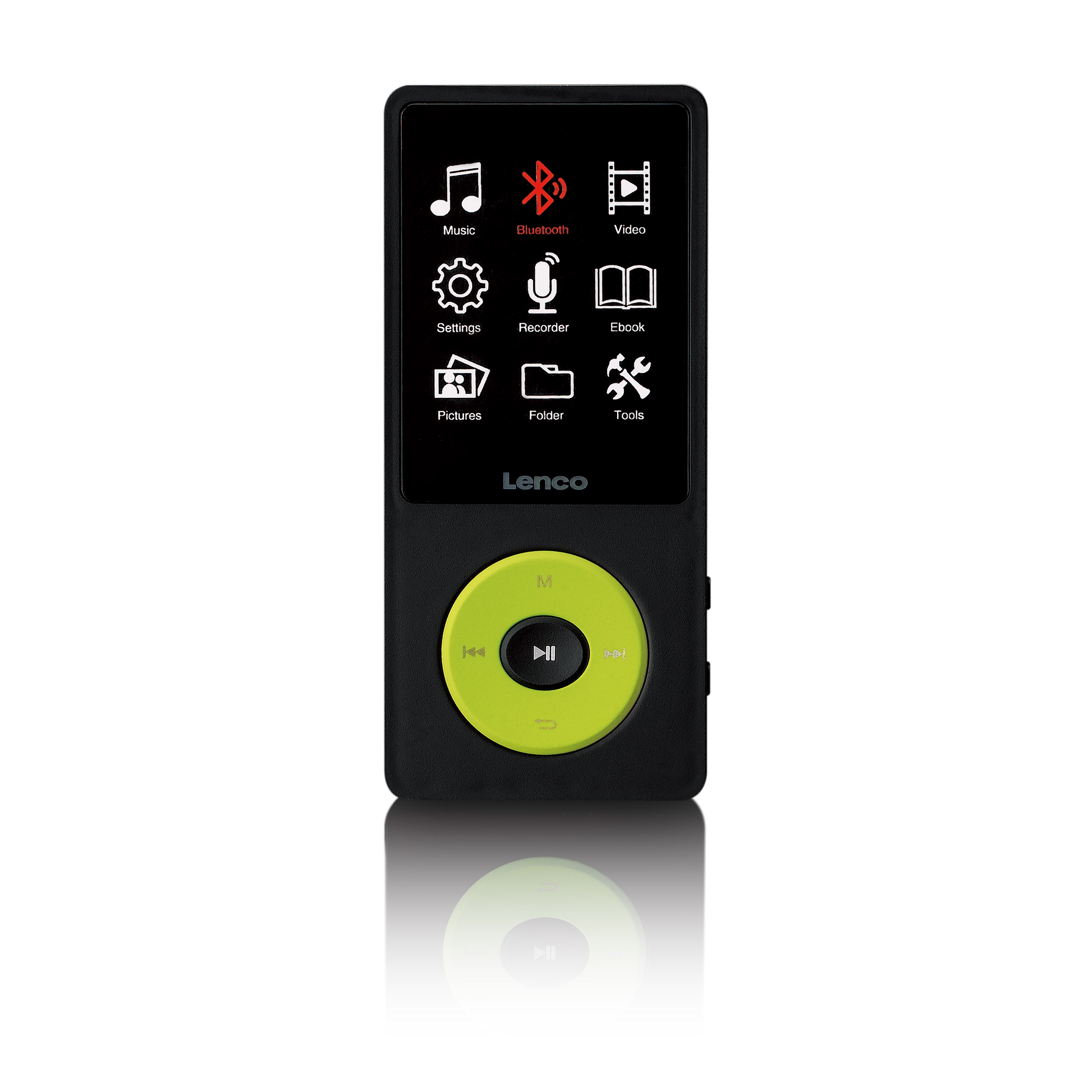 MP3/MP4-Player mit Bluetooth® und 8 GB internem Speicher Grün