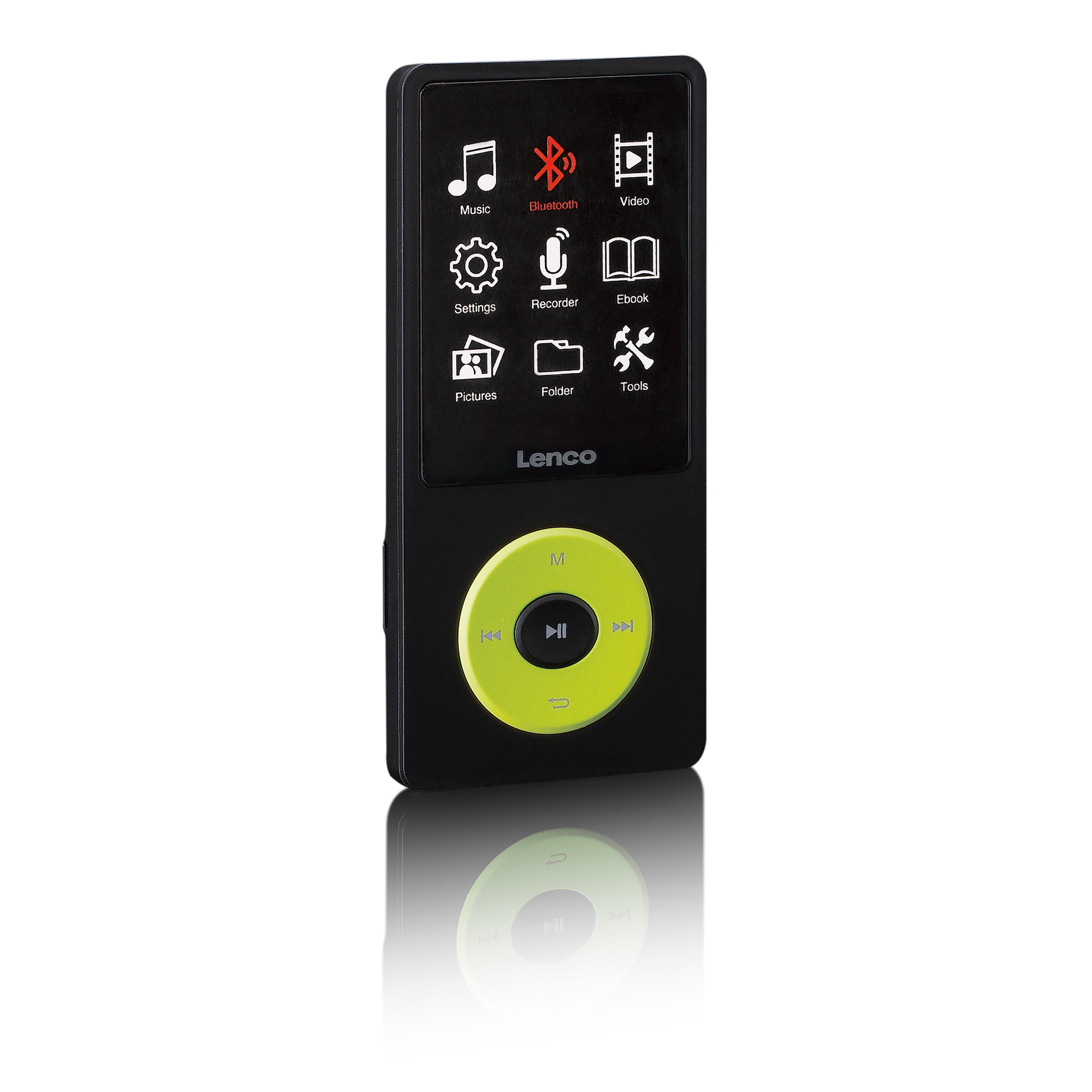 MP3/MP4-Player mit Bluetooth® und 8 GB internem Speicher Grün