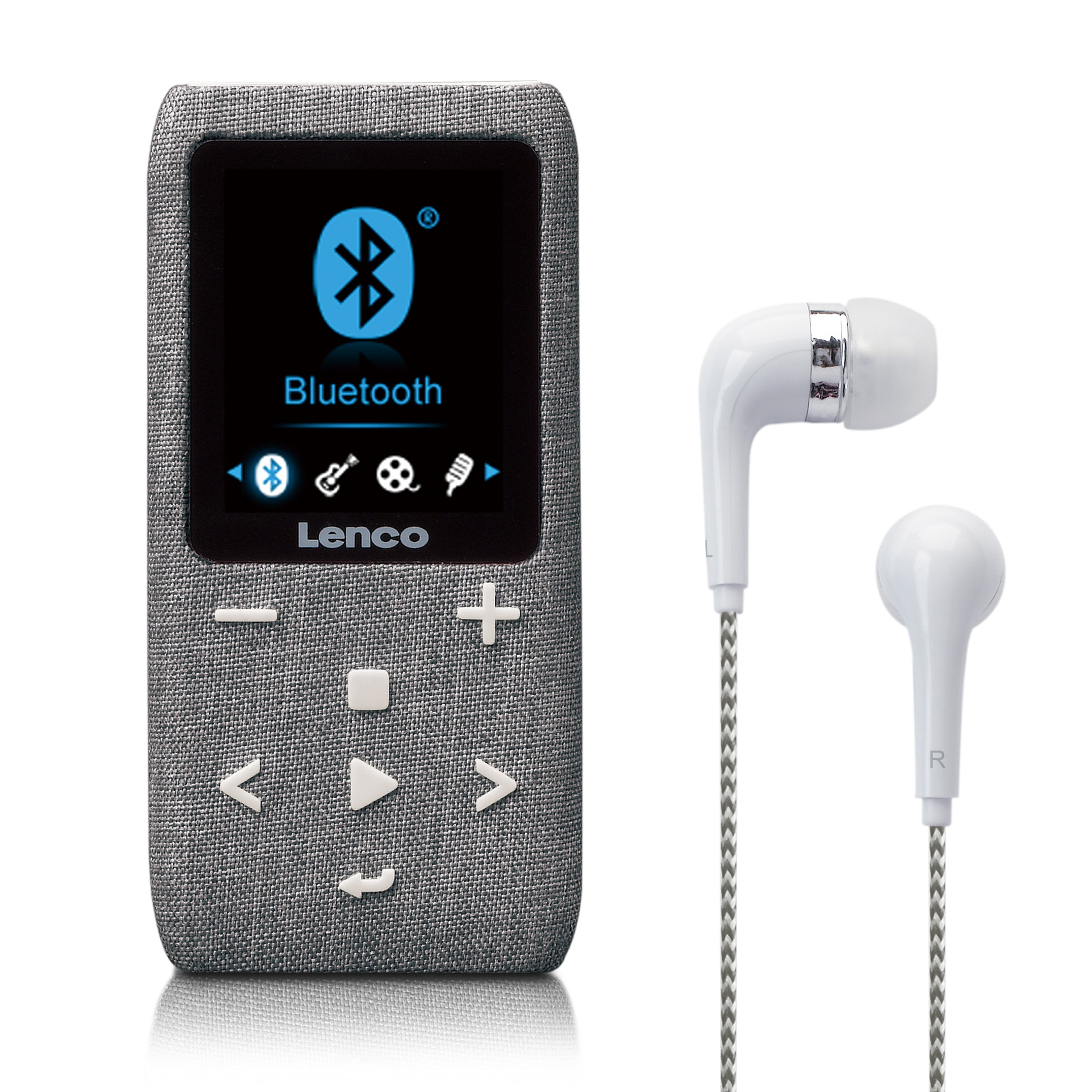 MP3/MP4-Player mit Bluetooth® 8 GB Micro SD-Karte Grau