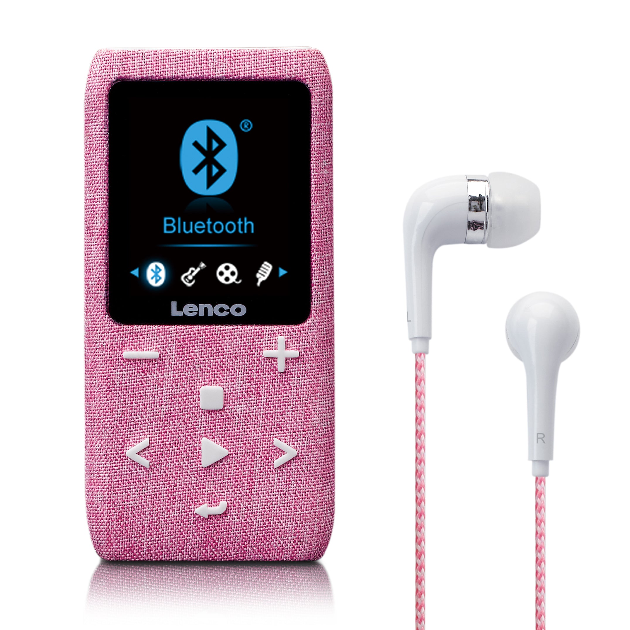 MP3/MP4-Player mit Bluetooth® 8 GB Micro SD-Karte Rosa