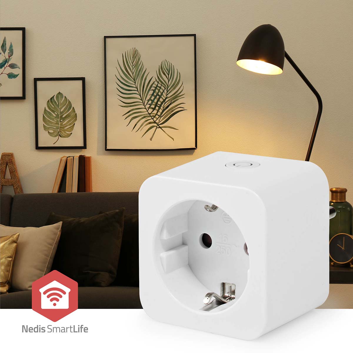 SmartLife Smart Stecker | Zigbee 3.0 | IP21 | Leistungsmesser | 3680 W | Hybrid (CEE 7/7) | 0 - 55 °C | Android™ / IOS | Weiss | 1 Stück