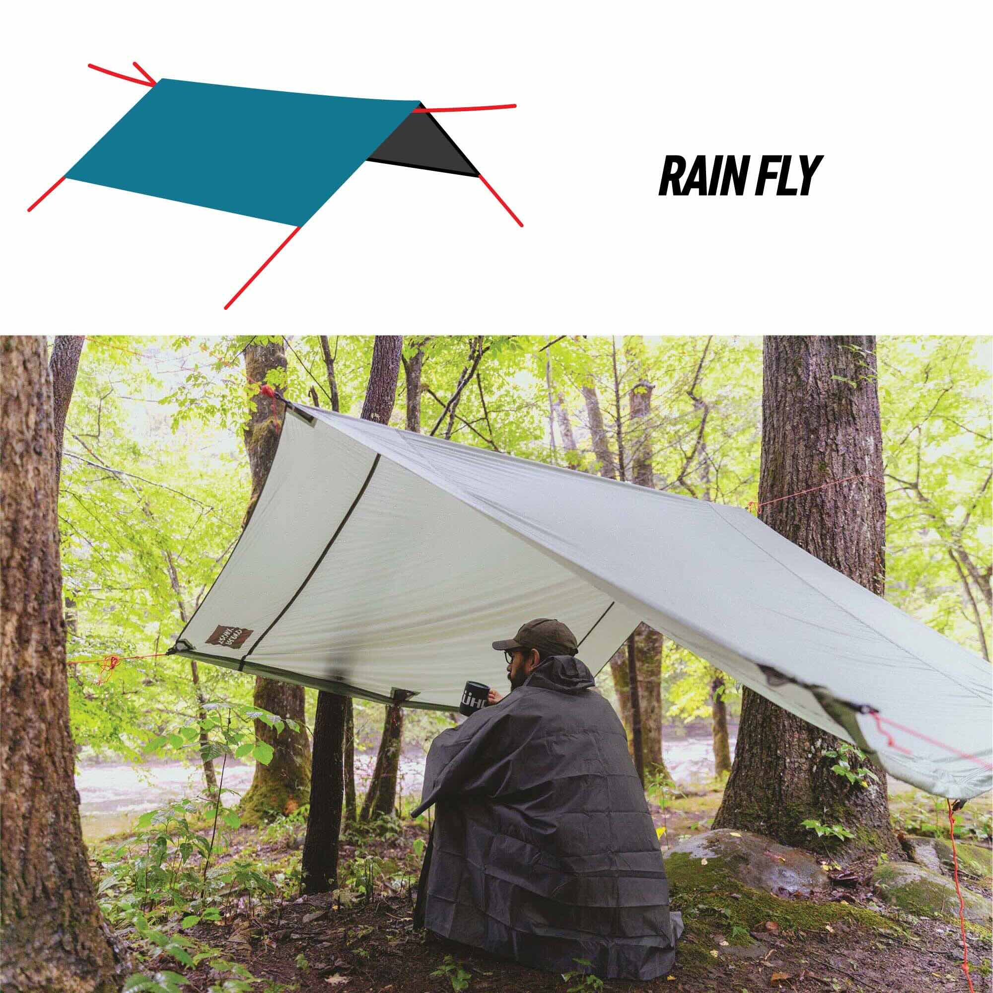 Grand Trunk Moab All-In-One Shelter Hammock (blue)