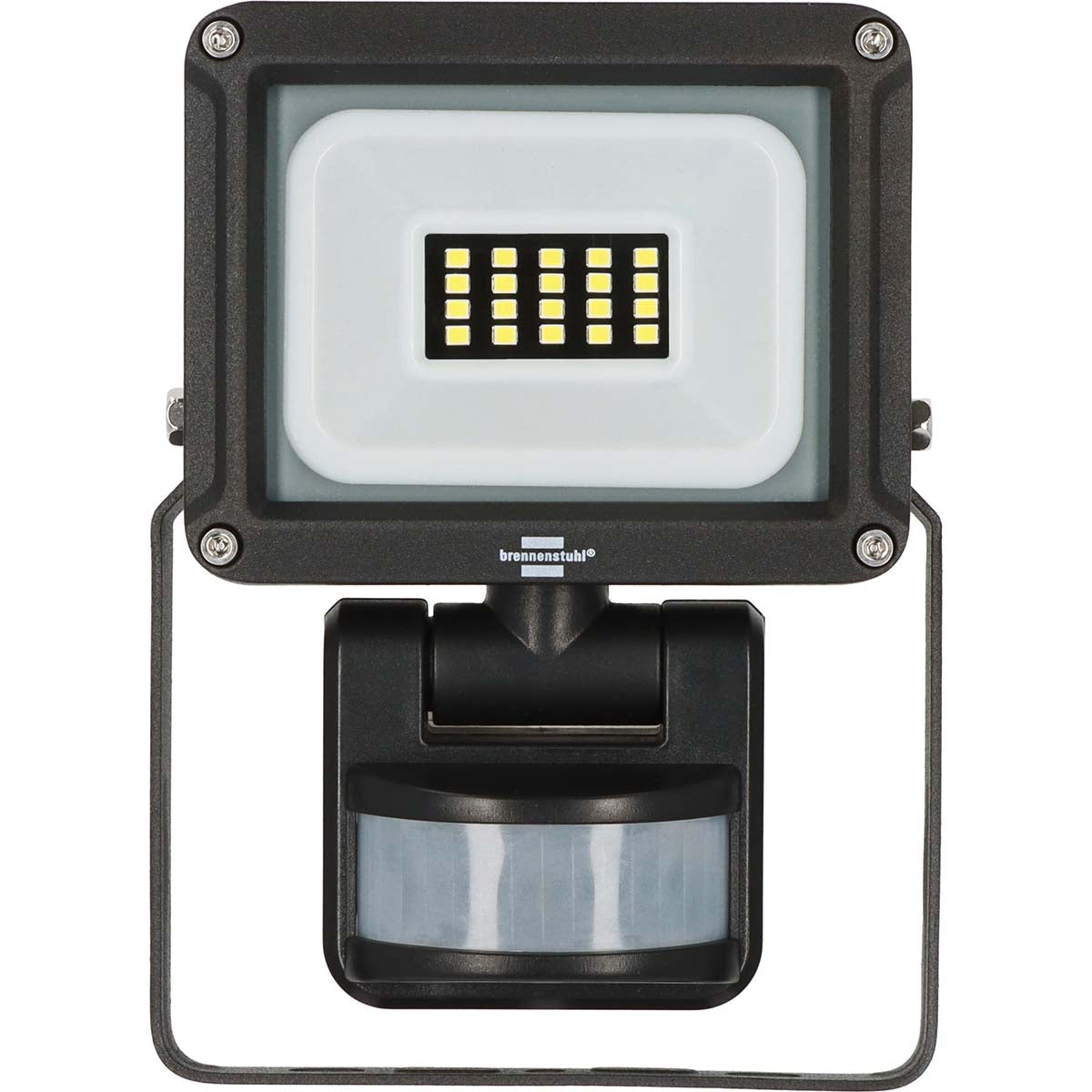 LED-Strahler JARO 1060 P (LED-Fluter zur Wandmontage für den Außenbereich IP65, 10W, 1150lm, 6500K, mit Bewegungsmelder)