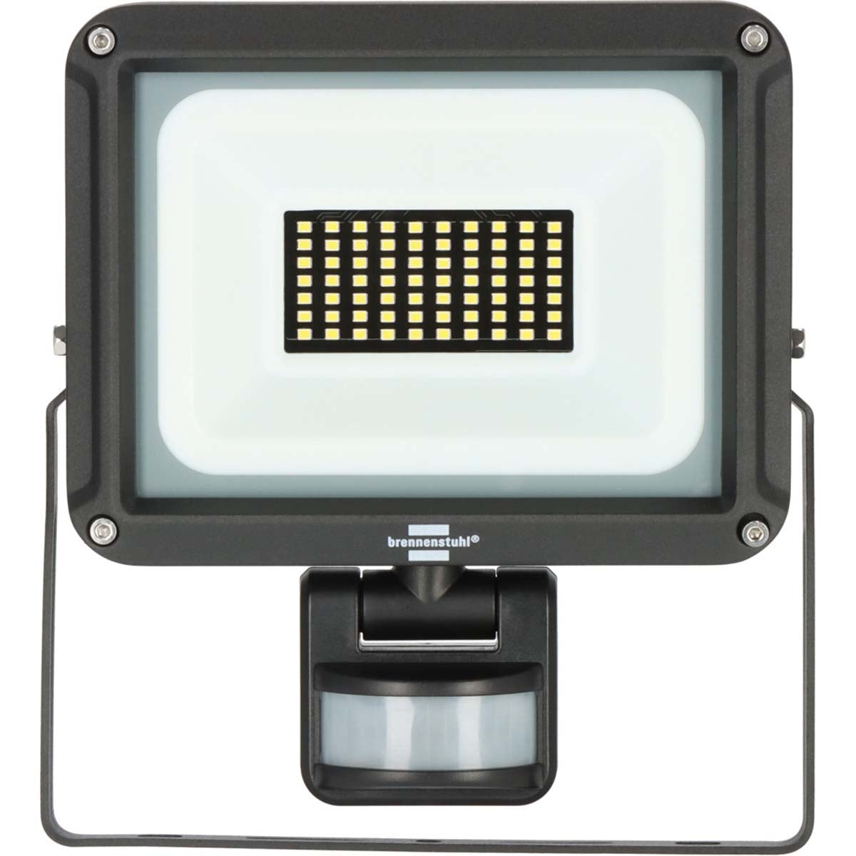LED-Strahler JARO 4060 P (LED-Fluter zur Wandmontage für den Außenbereich IP65, 30W, 3450lm, 6500K, mit Bewegungsmelder)