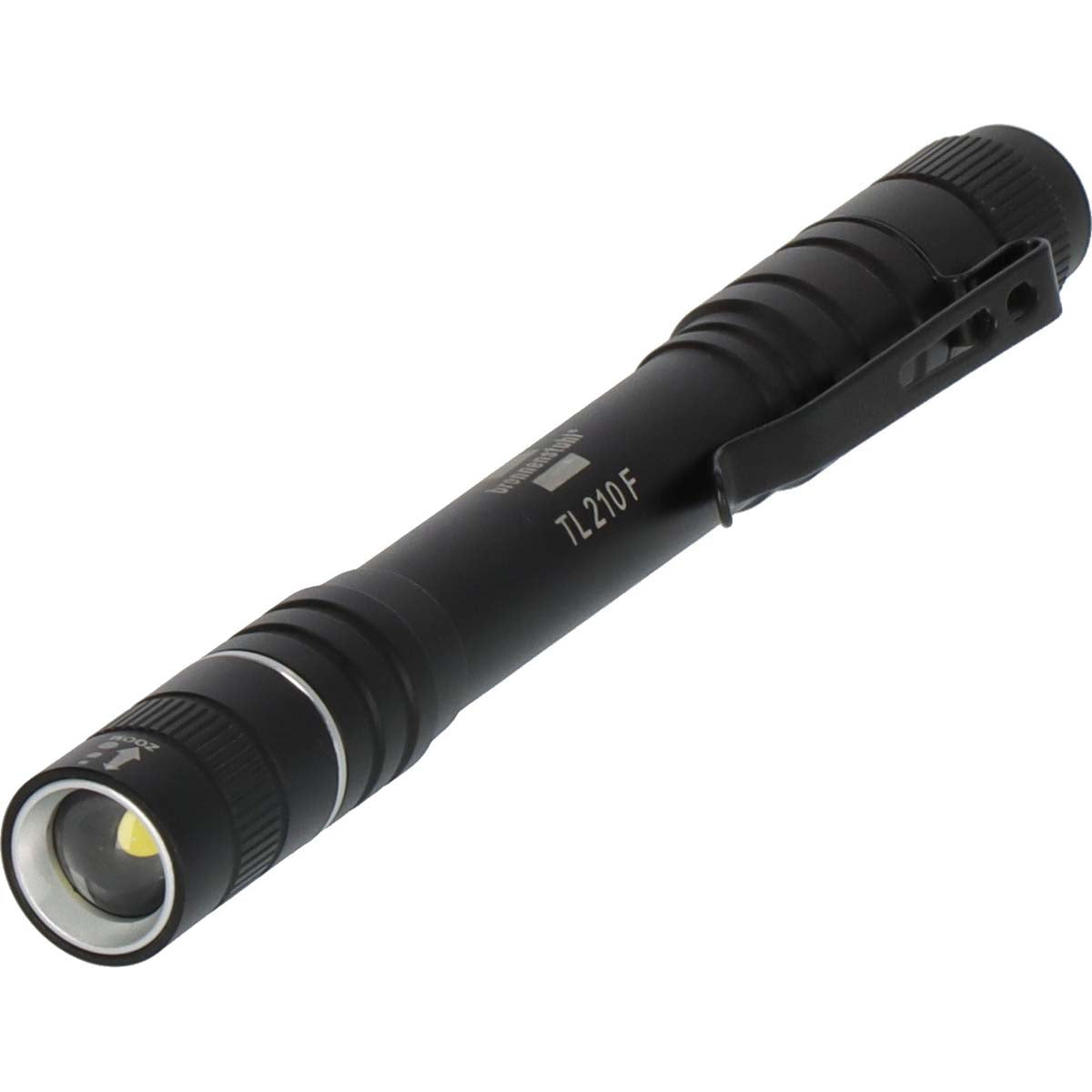 Taschenlampe LED LuxPremium TL 210 F/Taschenlampe mit Batterien und heller Osram LED (180lm, bis zu 7 Stunden Brenndauer, Fremdkörper- und spritzwassergeschützt IP44)
