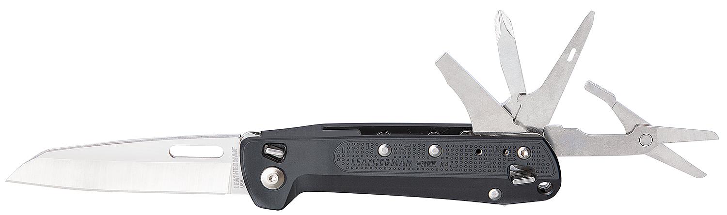 Klapp-Messer Leatherman Free K4  Schwarz