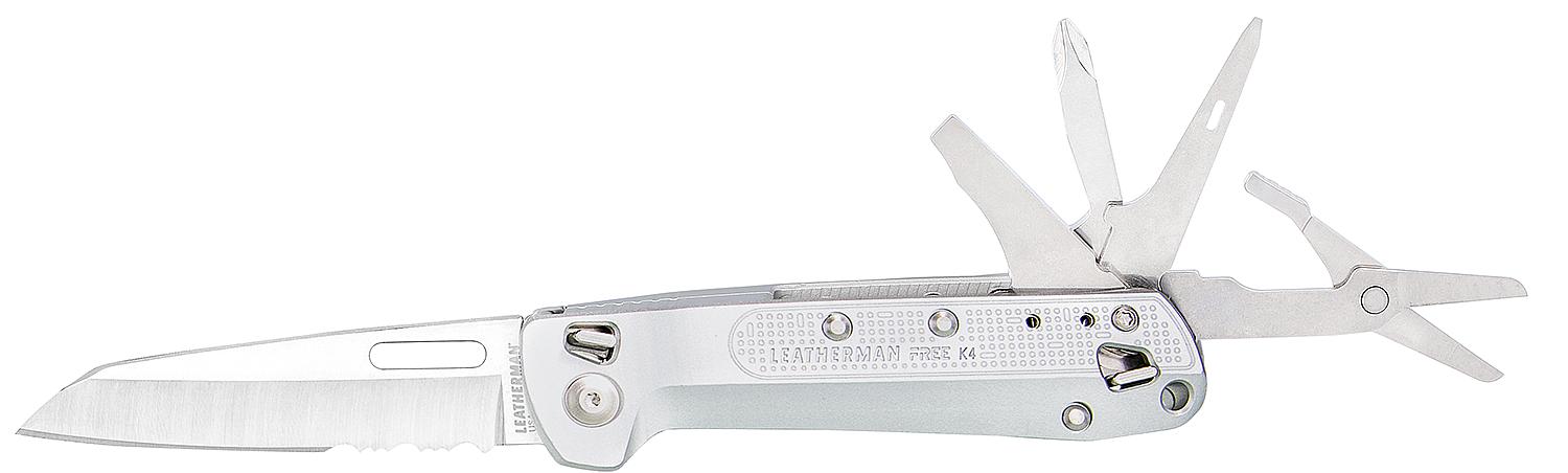 Klapp-Messer Leatherman Free K4  Silber