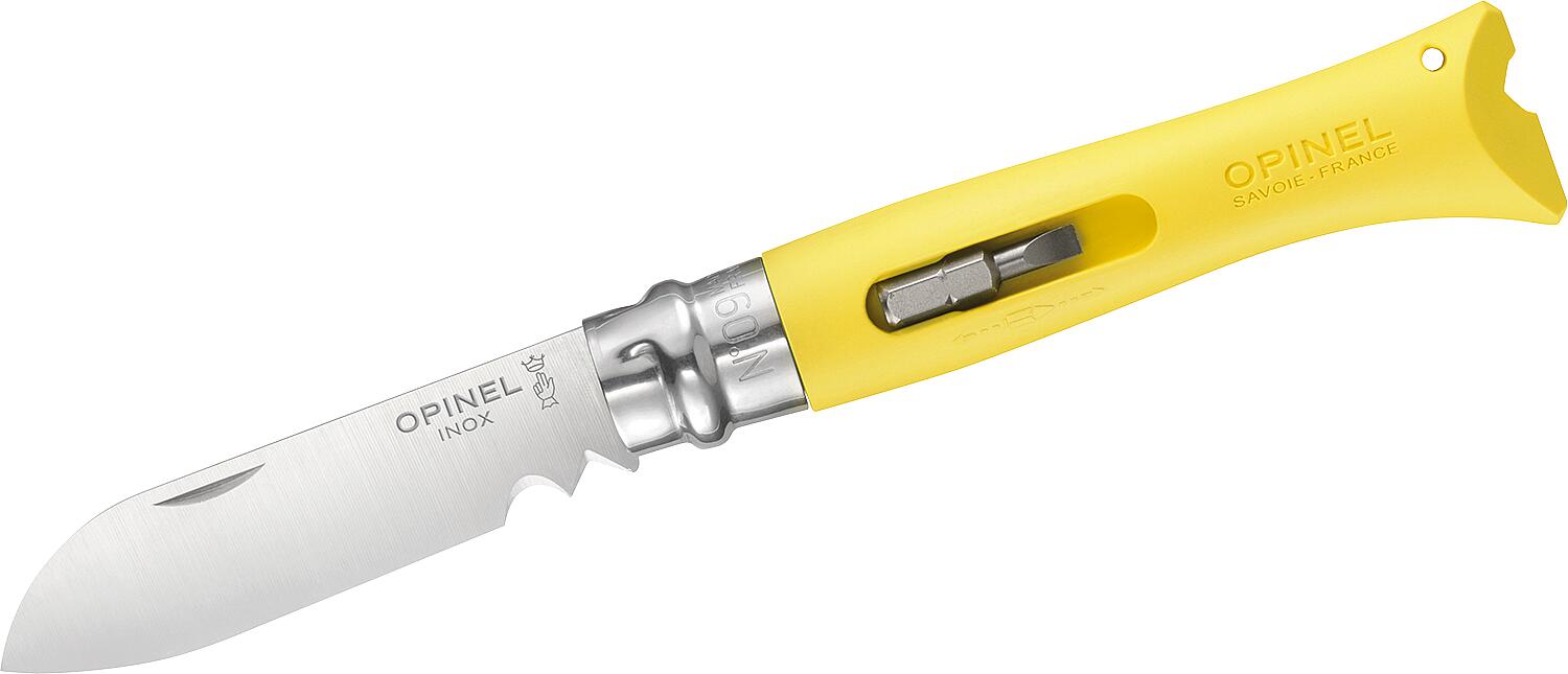 Taschenmesser Opinel No.9 DIY, gelb, 254328