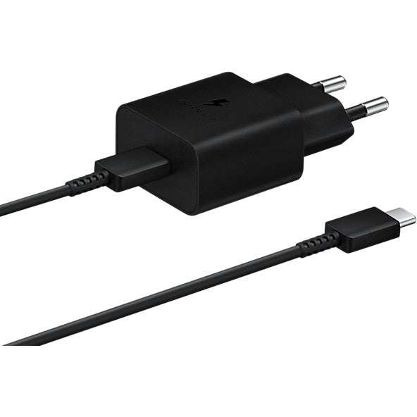 Samsung Schnellladegerät 15W Netzteil inkl. Datenkabel USB Type-C black