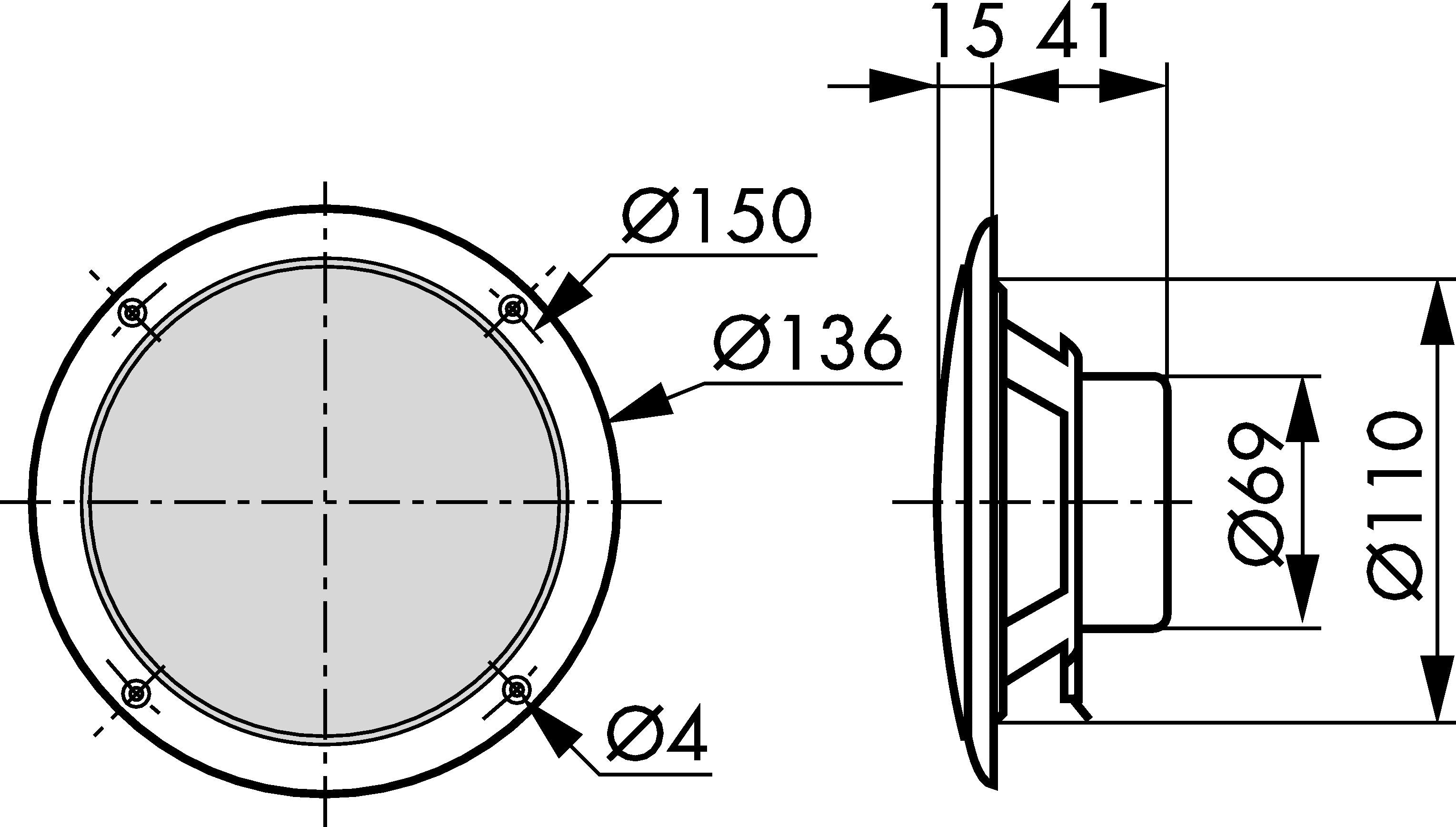 FR 13 WP - 4 Ohm (schwarz) - Seewasserbeständiger 13 cm (5") Breitbandlautsprecher