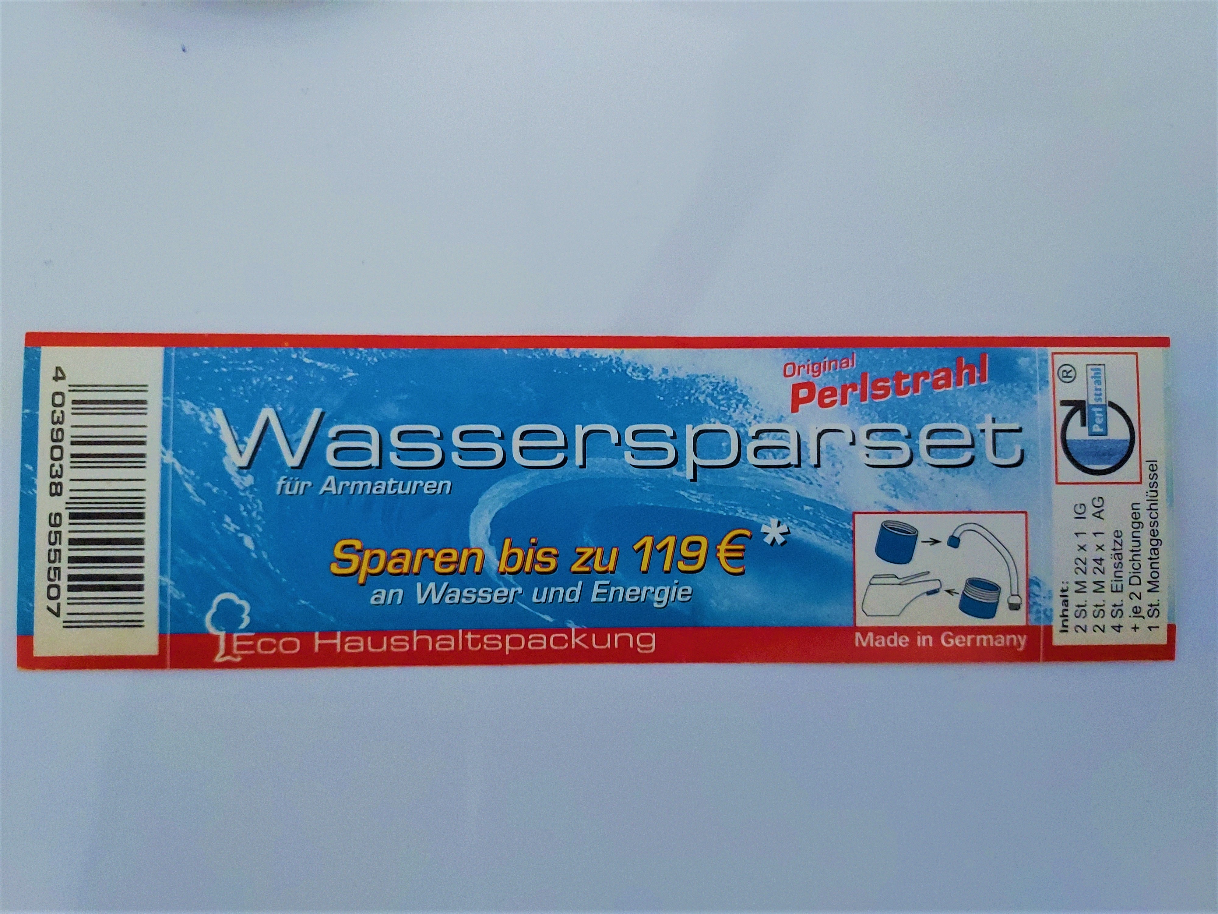 asdec life ® Wasser/Energiesparset-Strahlregler für Armaturen. Spart  bis zu 119 € /Jahr pro Armatur