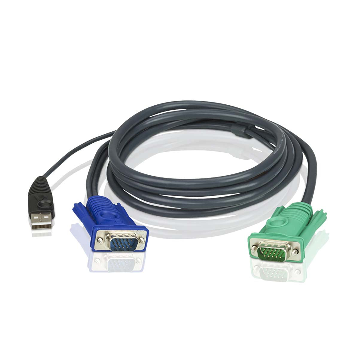 USB-KVM-Kabel mit 3-in-1-SPHD, 1,8 m