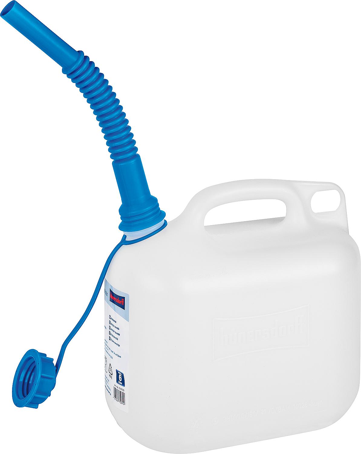 Wasserkanister Eco Natur 6 Liter + Auslaufrohr 147x265x247mm