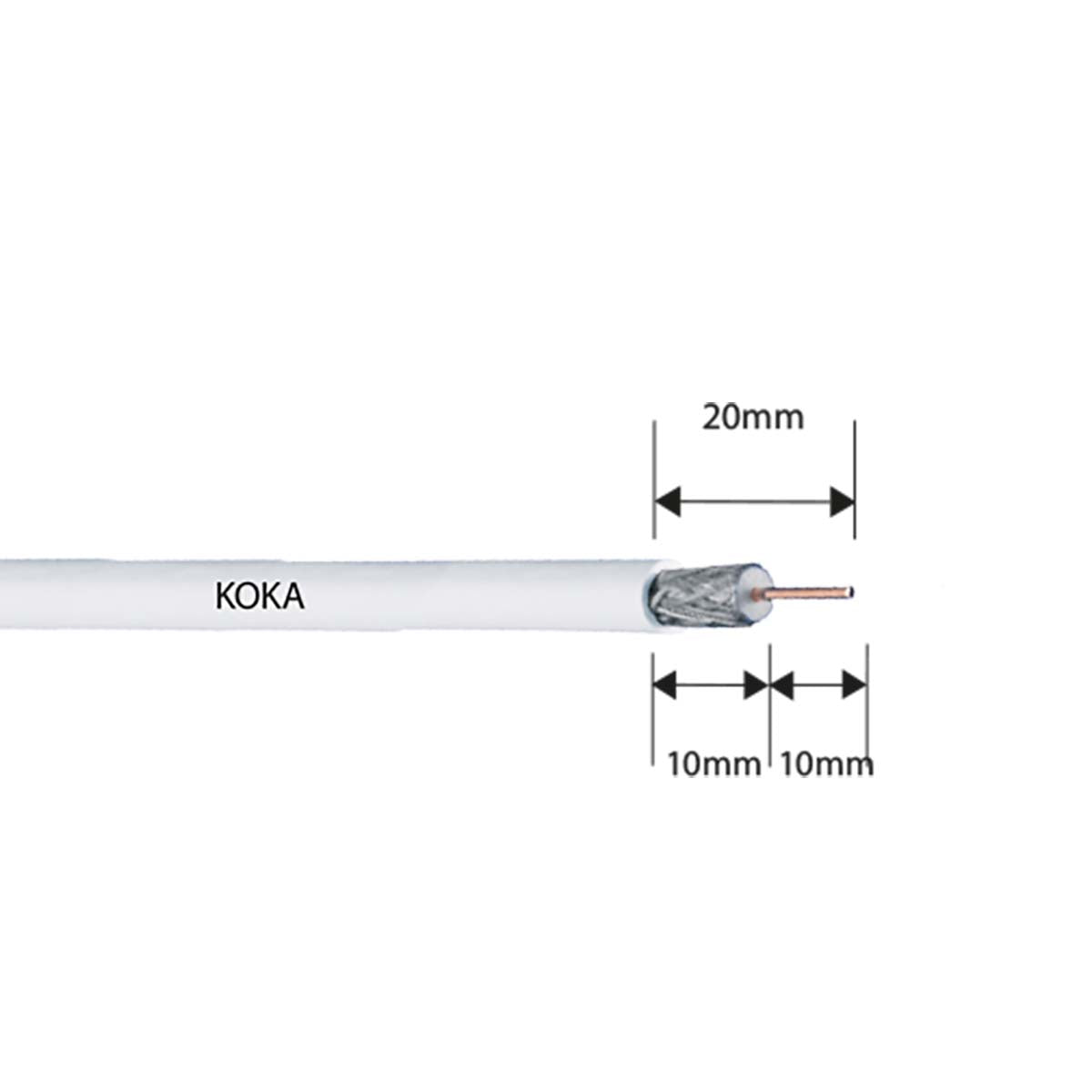 QFA 5 Angled push on quick F connector