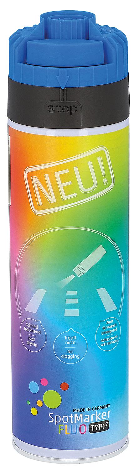 Markierspray leuchtend blau Roland Endres SpotMarker TYP7 360°, 500ml Sprühdose