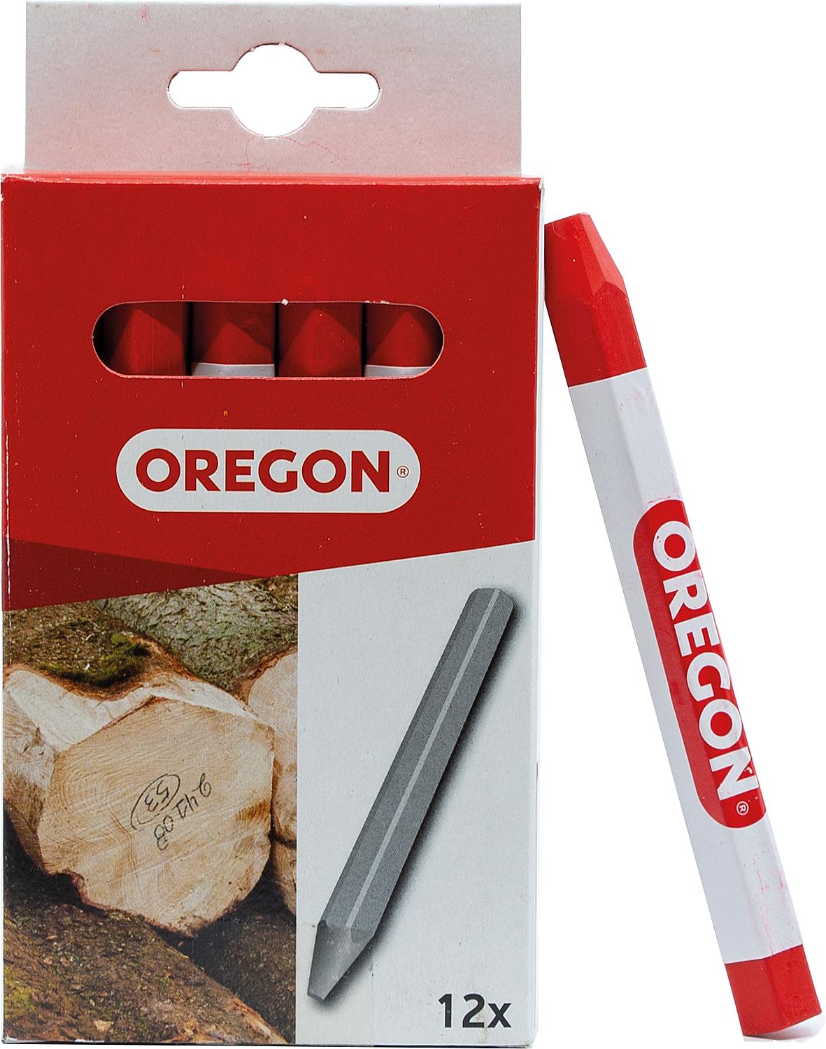 Signierkreide Oregon rot, Länge 120mm, D: 12mm VPE 12 Stück