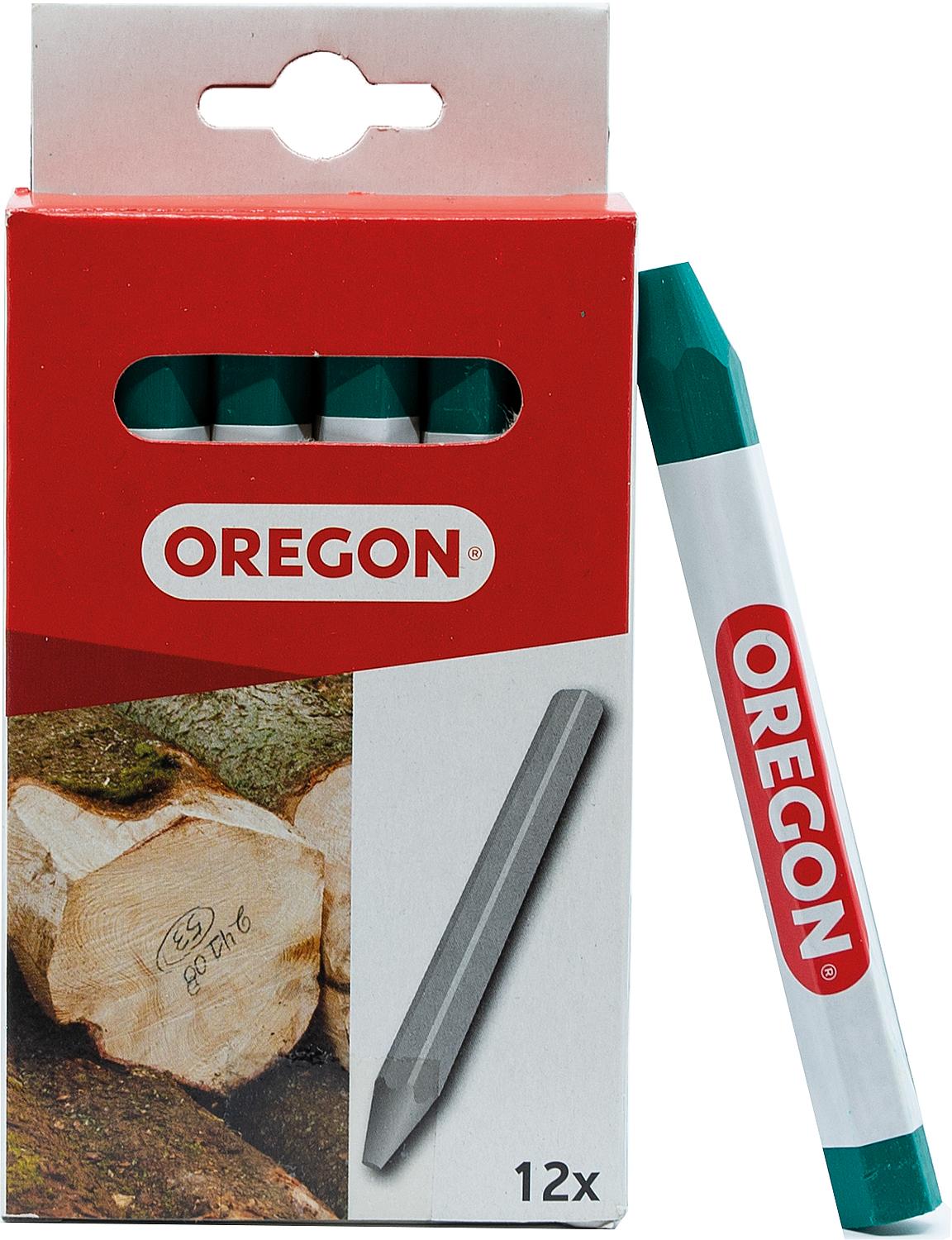 Signierkreide Oregon grün, Länge 120mm, D: 12mm VPE 12 Stück