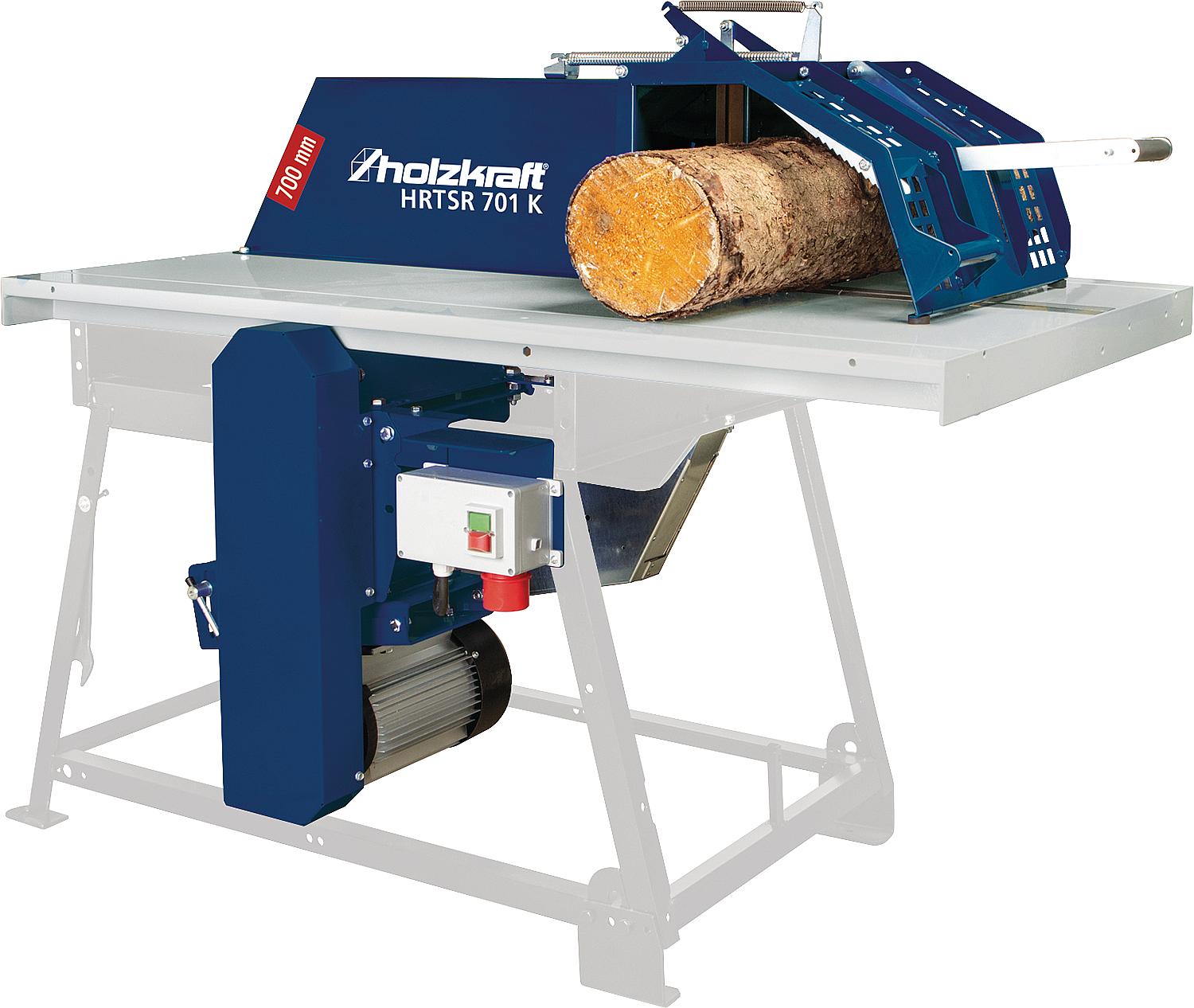 Rolltischkreissäge HOLZKRAFT HRTSR 701 K, 5,2 kW, 400 V mit Keilriemenantrieb Ø700mm