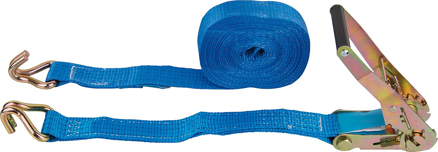 Verzurrgurt, Zweiteilig DIN EN 12995-2 Blau, Gurt 50 mm, Länge 8,0 mtr.