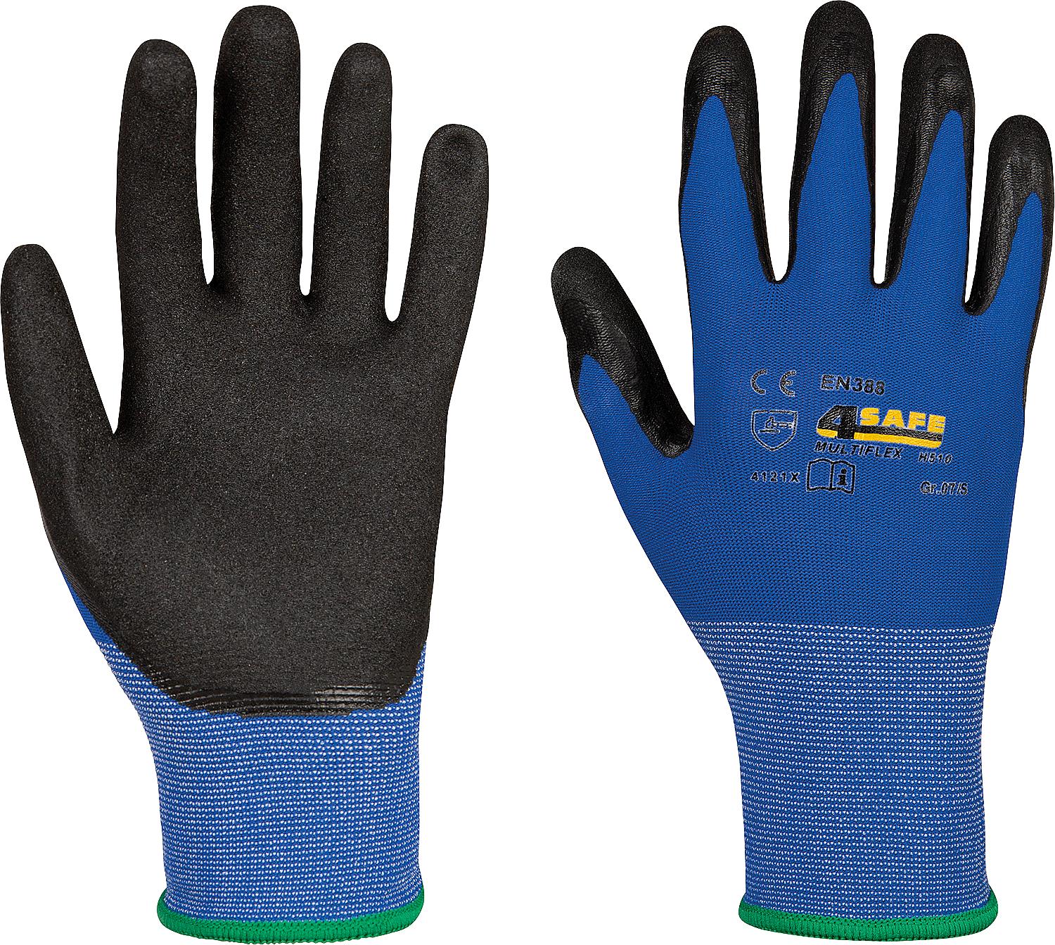 Montagehandschuh MULTIFLEX Nitrilbeschichtung, Größe XL Paar