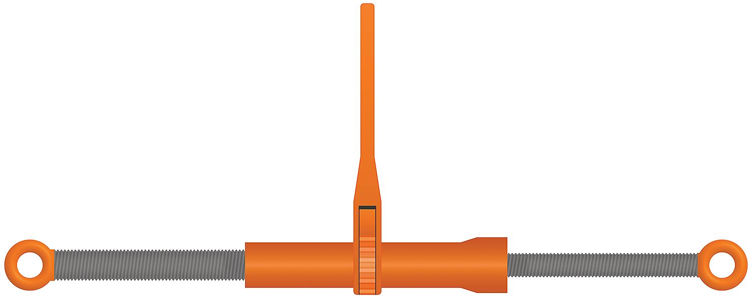 Spann-Zurrkette GK8 Größe 10-8, Länge 6m mit Ratschlastspanner