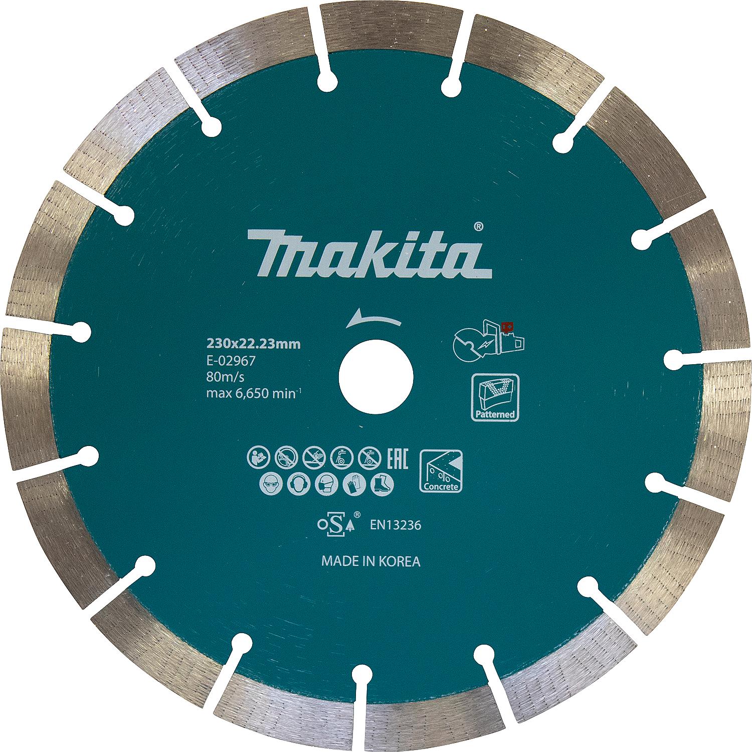 Diamant-Trennscheibe MAKITA E-02967, D: 230mm für Beton