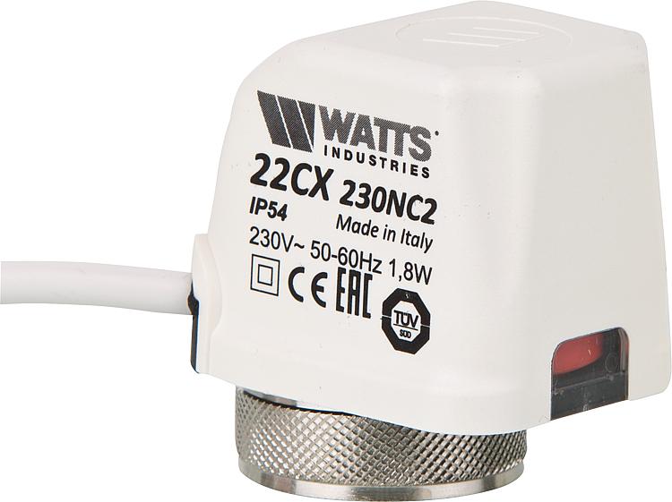 Watts Stellantrieb  22CX230NC2 Stellantrieb, elektromagnetische Betätigung, 230 V / AC
