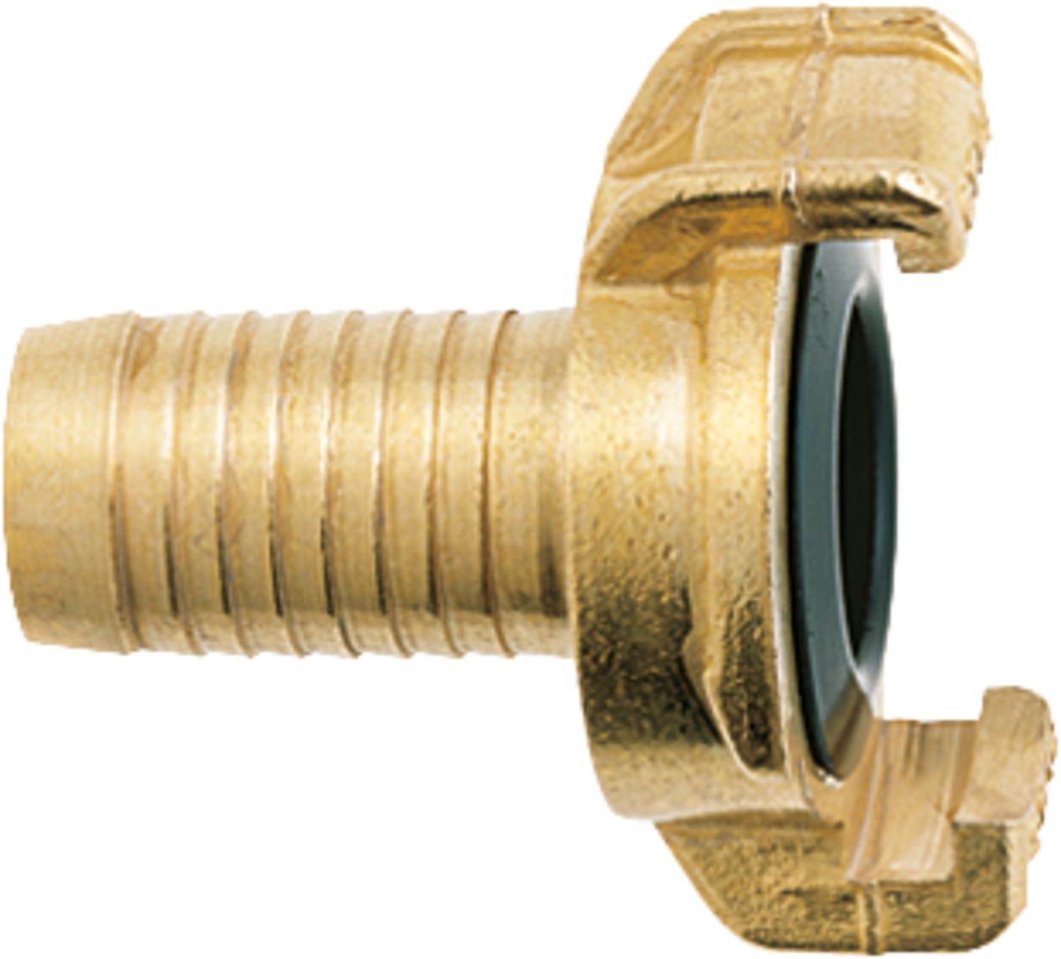 Geka plus-Schlauchstück für Trinkwasser, 11/2"-38 mm, Messing