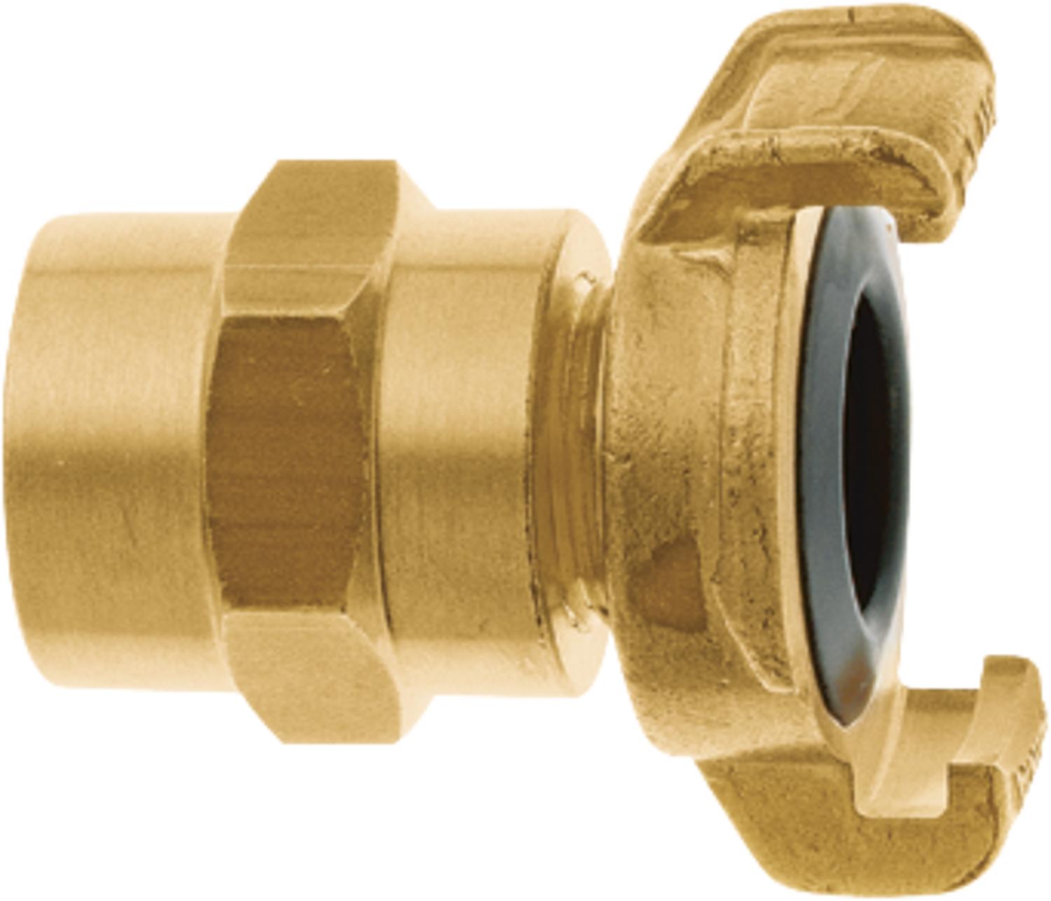 Geka XKplus-Schlauchstück für Trinkwasser, 3/4"-19 mm, Messing