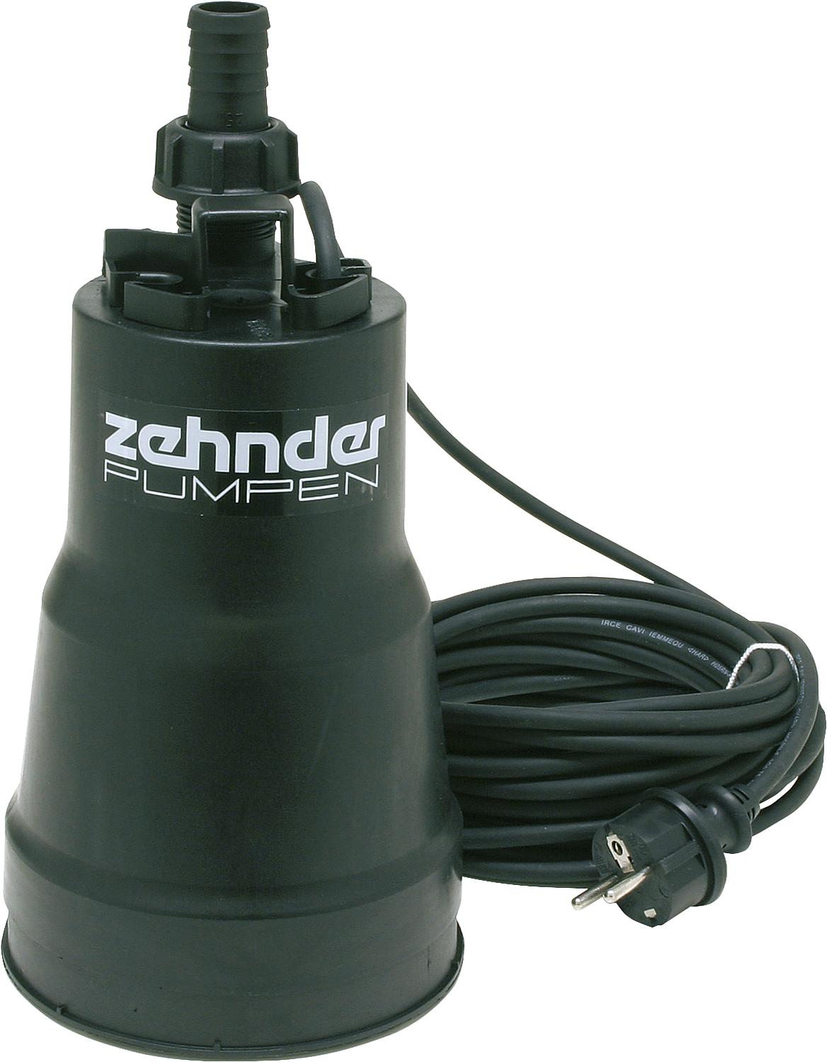 Zehnder Schmutzwassertauchpumpe Typ FSP 330 Flachsaugend, 1"IG (230 V / 0,33 KW) Fördermenge 5,5 m³/h