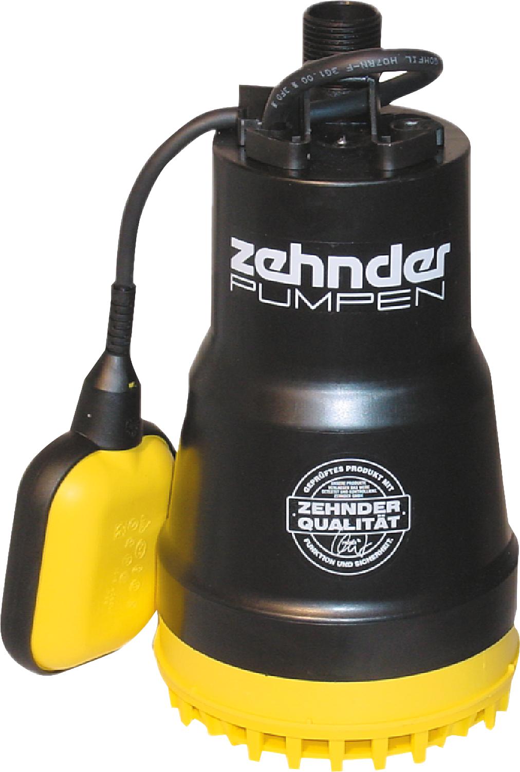 Zehnder Schmutzwassertauchpumpe 1"  ZM 280 A 300 Watt, Fördermenge 7,0 m³/h Korngröße max: 10 mm