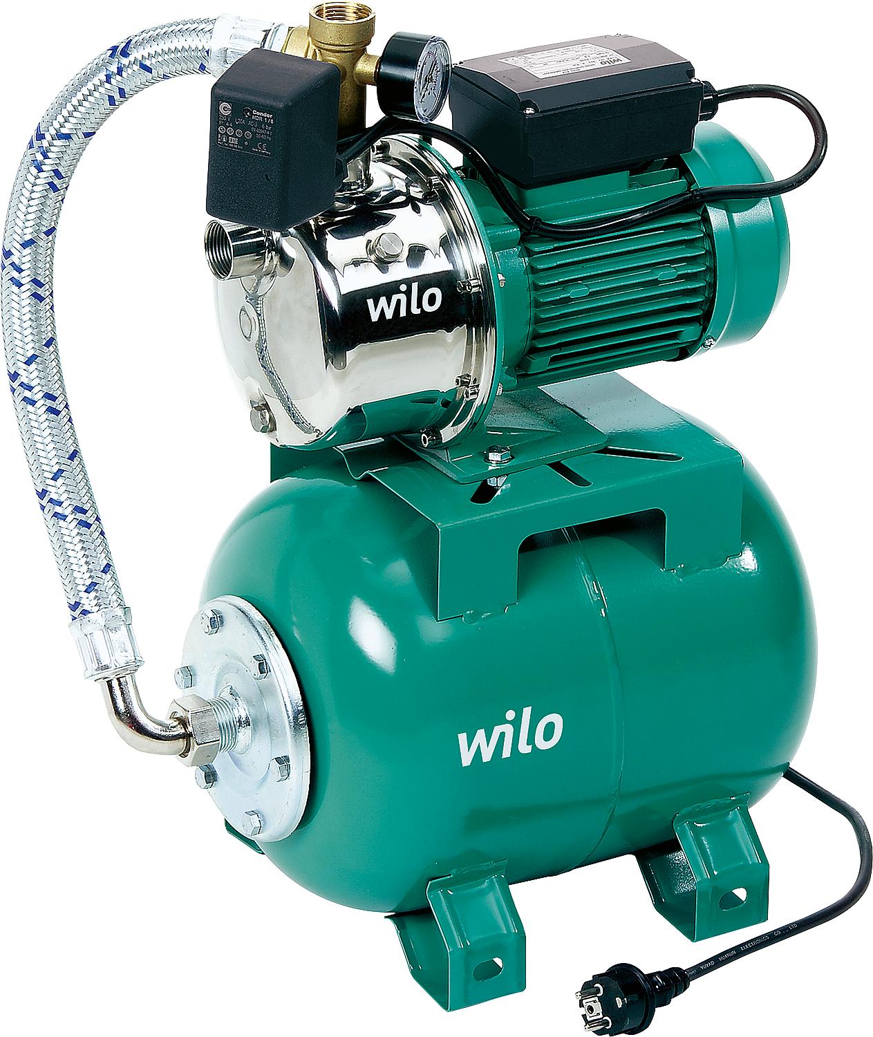 Wilo Jet - Hauswasserwerk Wilo-Jet HWJ 20L 203 Hauswasswerwerk selbstansaugend DN 25 (1"), 20-L Stahlbehälter