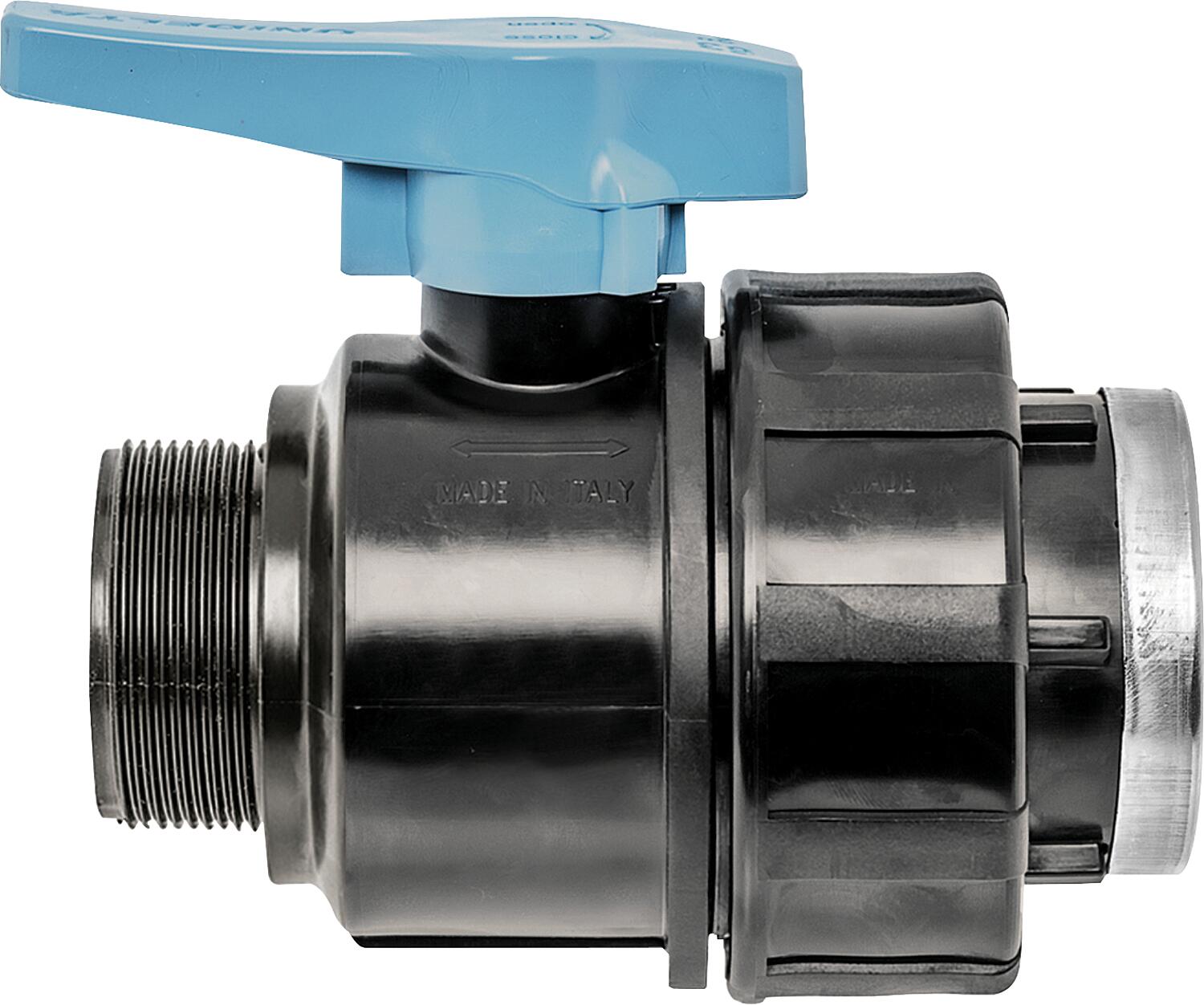 Kugelhahn mit IG/AG DN40 (1 1/2")